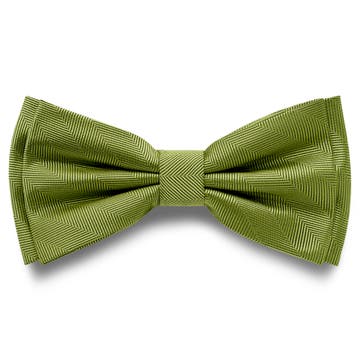 Sea Green Pre-Tied Herringbone Bow Tie Sea Green Pre-Tied Herringbone Bow Tie