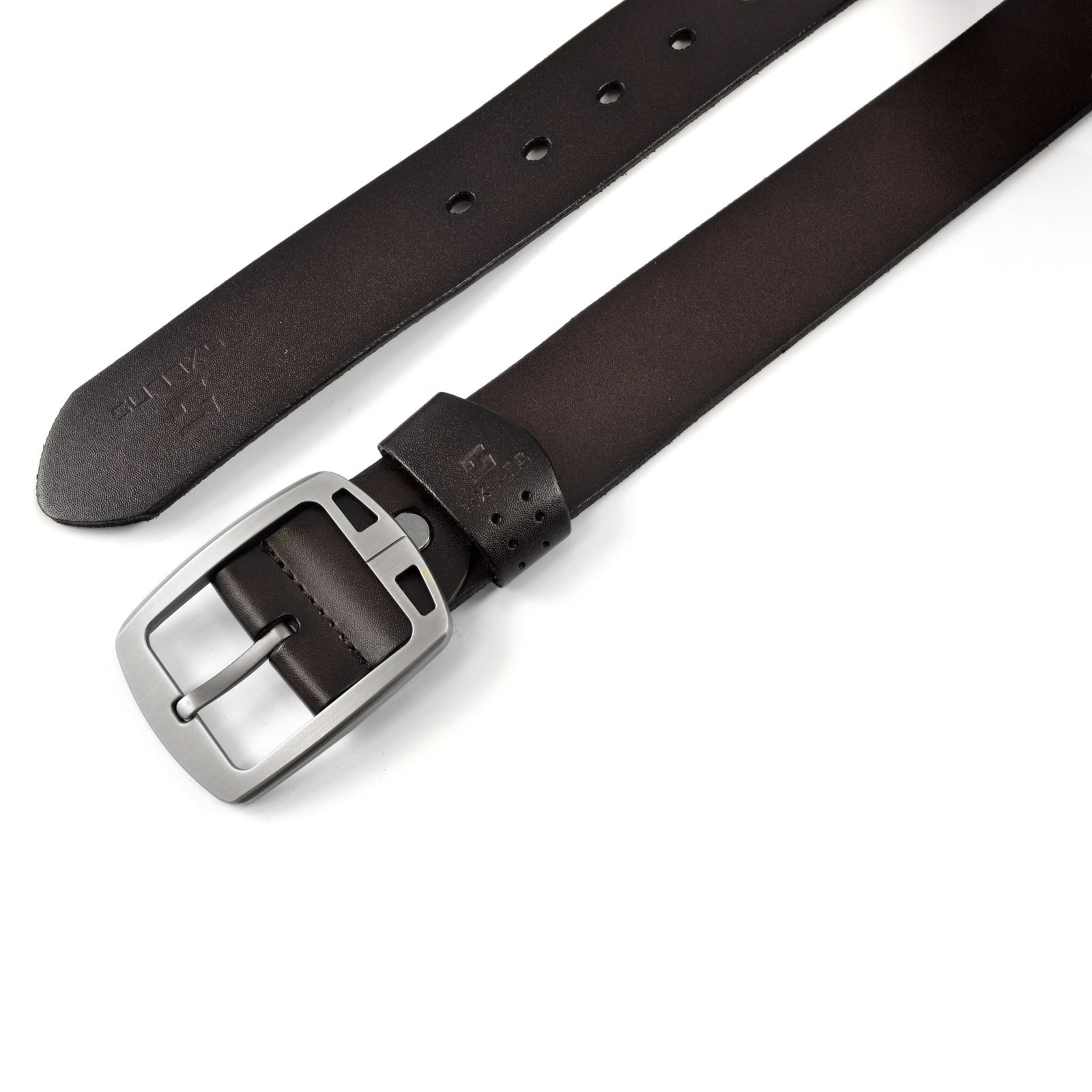 Solider Dunkelbrauner LLN Gürtel - 4