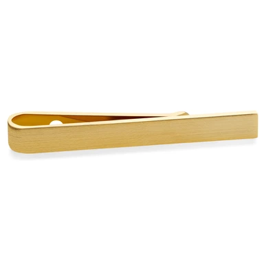 Matt goldfarbene 5.5 cm Krawattenklammer Matt goldfarbene 5.5 cm Krawattenklammer