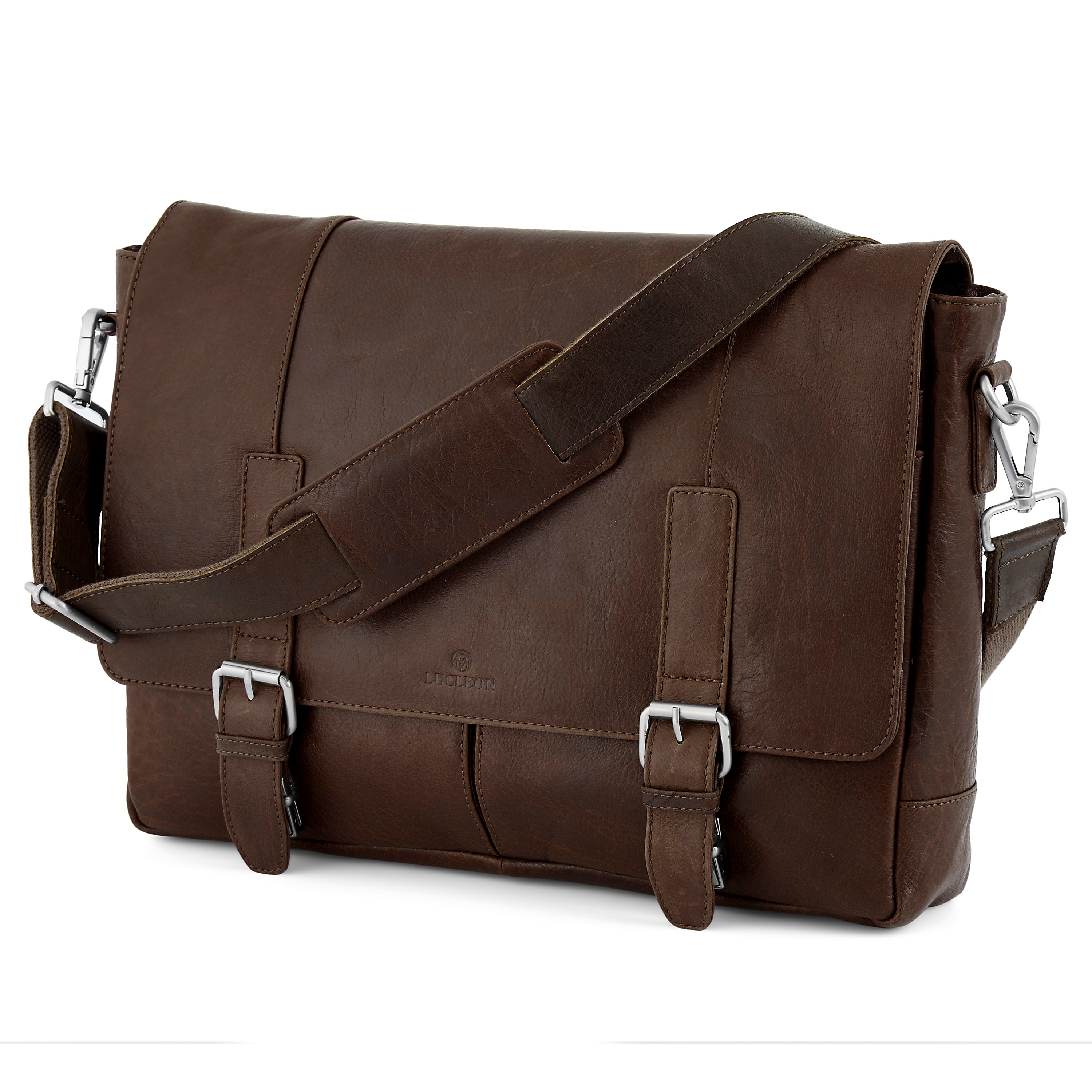 Brązowa klasyczna torba na ramię California - 1