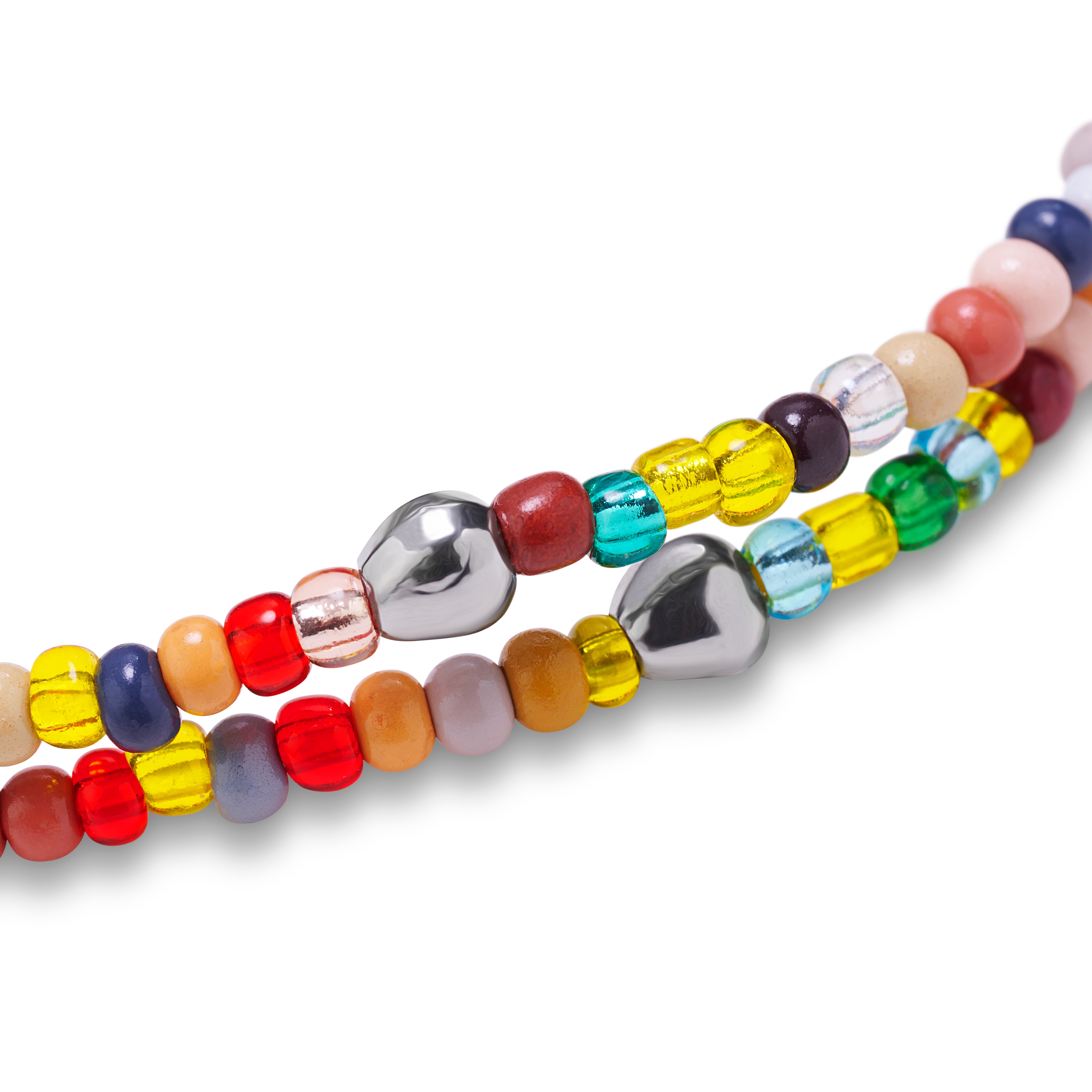 Amalfi | Barevný pískový náramek ze skleněných korálků - 2