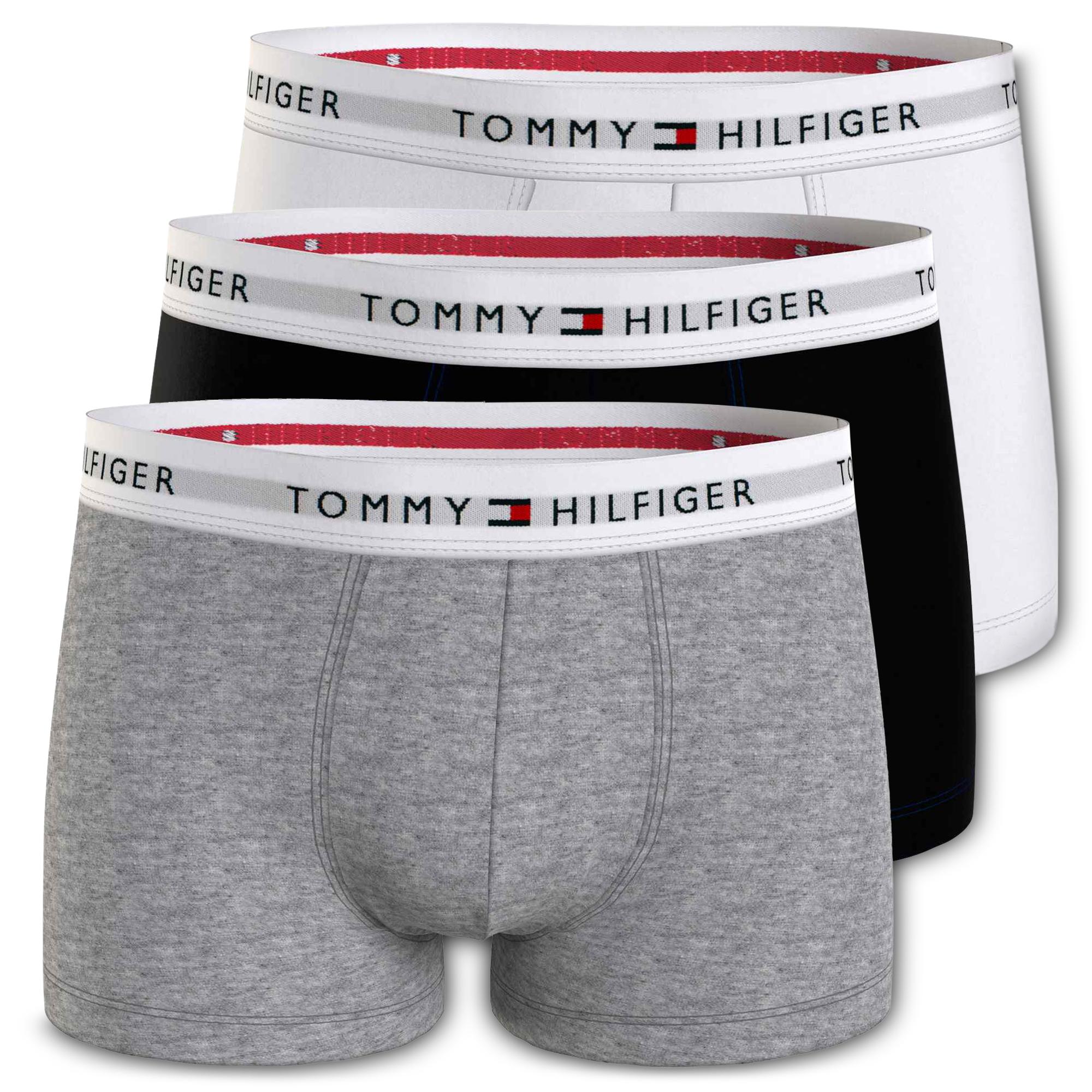 Tommy Hilfiger 3-Pack OUC Trunk Grey/Black/White - 2