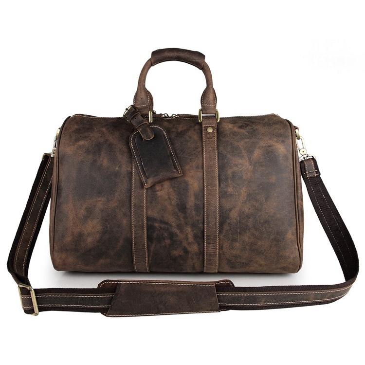 Camel Weekendbag i Skinn - 8
