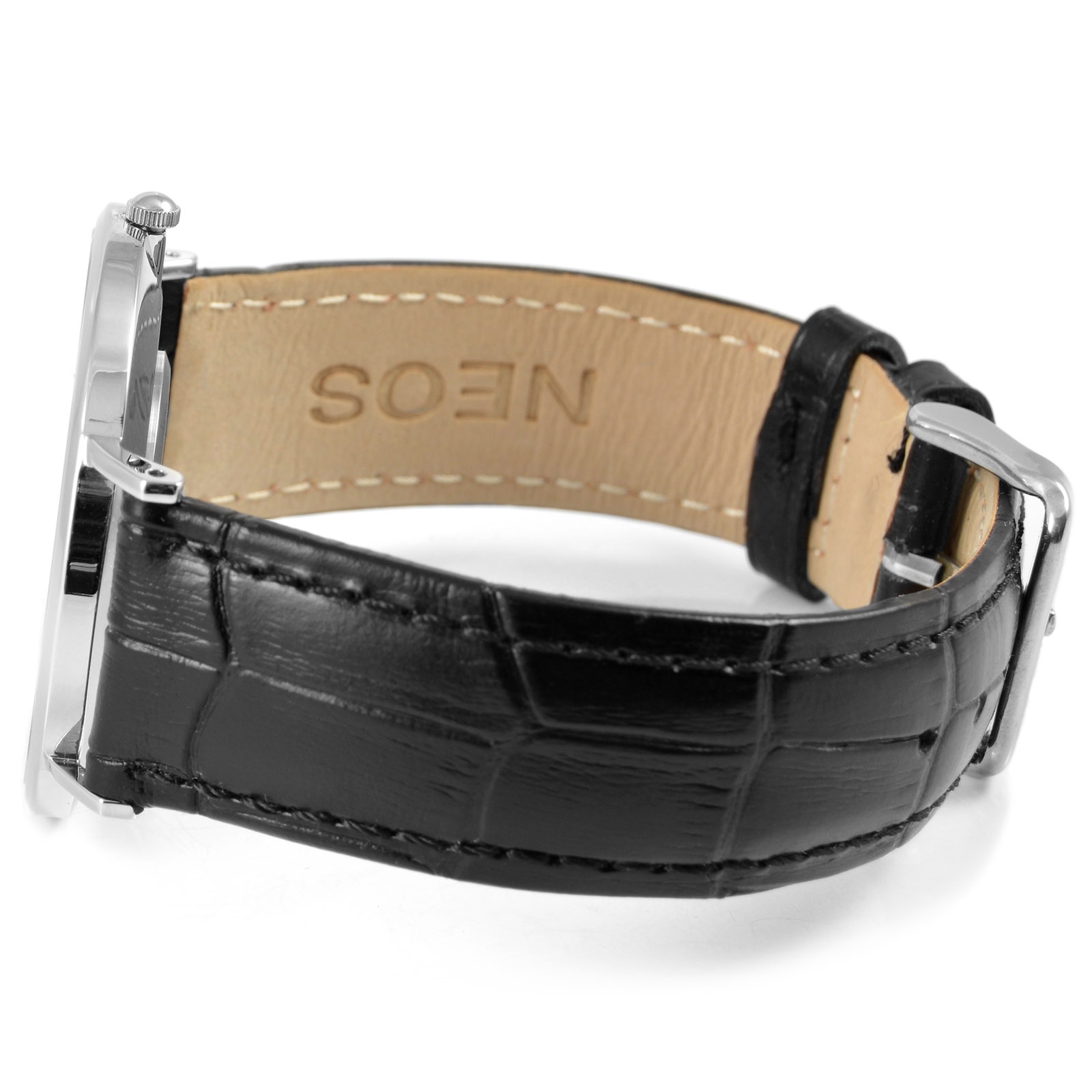 Svart Classic Safir Klocka - 3