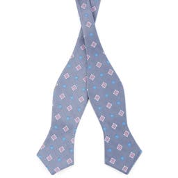 Cavalier Blue Self-Tie Bow Tie