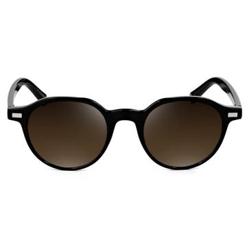 Wagner Black & Brown Wade Sunglasses