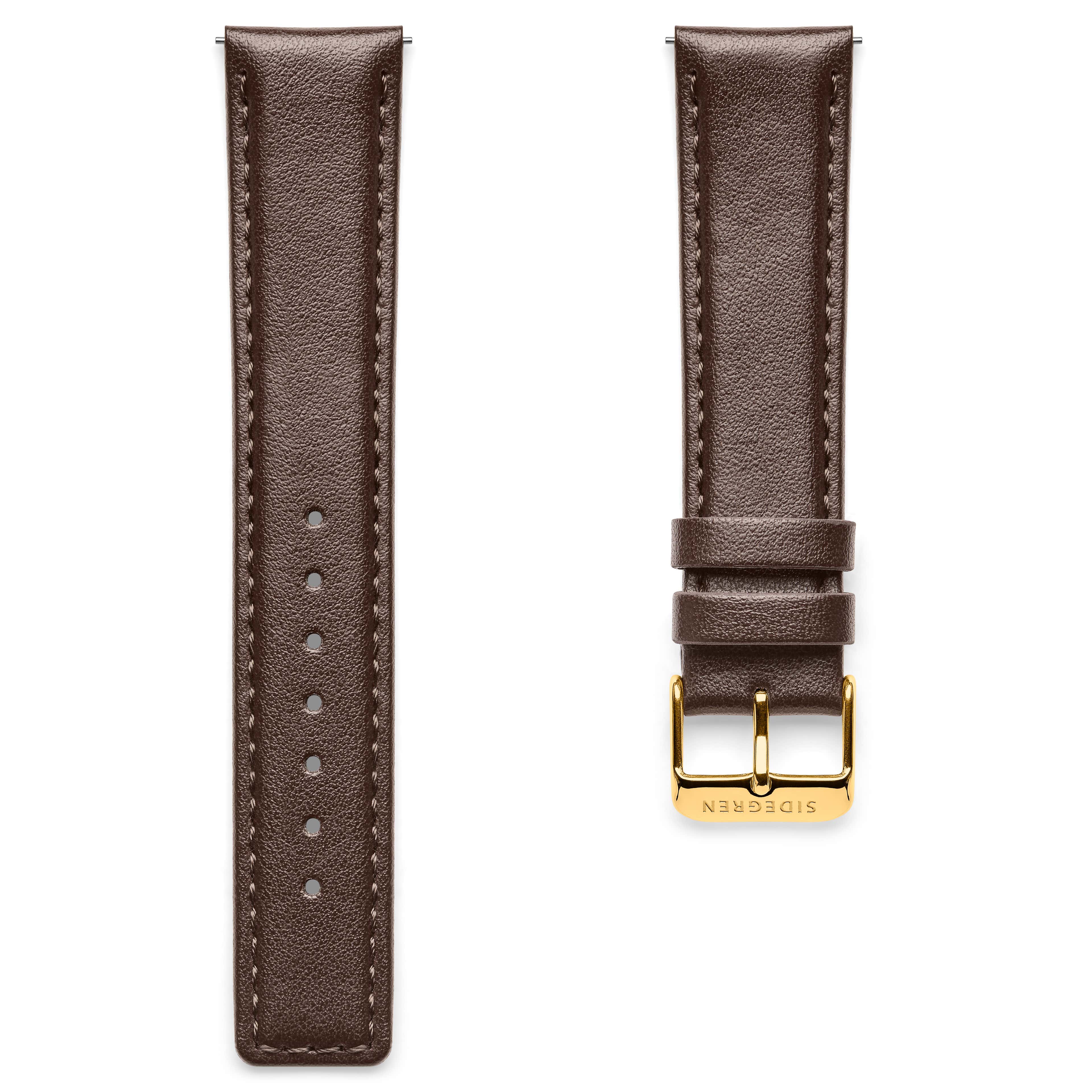 Solis | Brown Vegan Leather Watch Straps