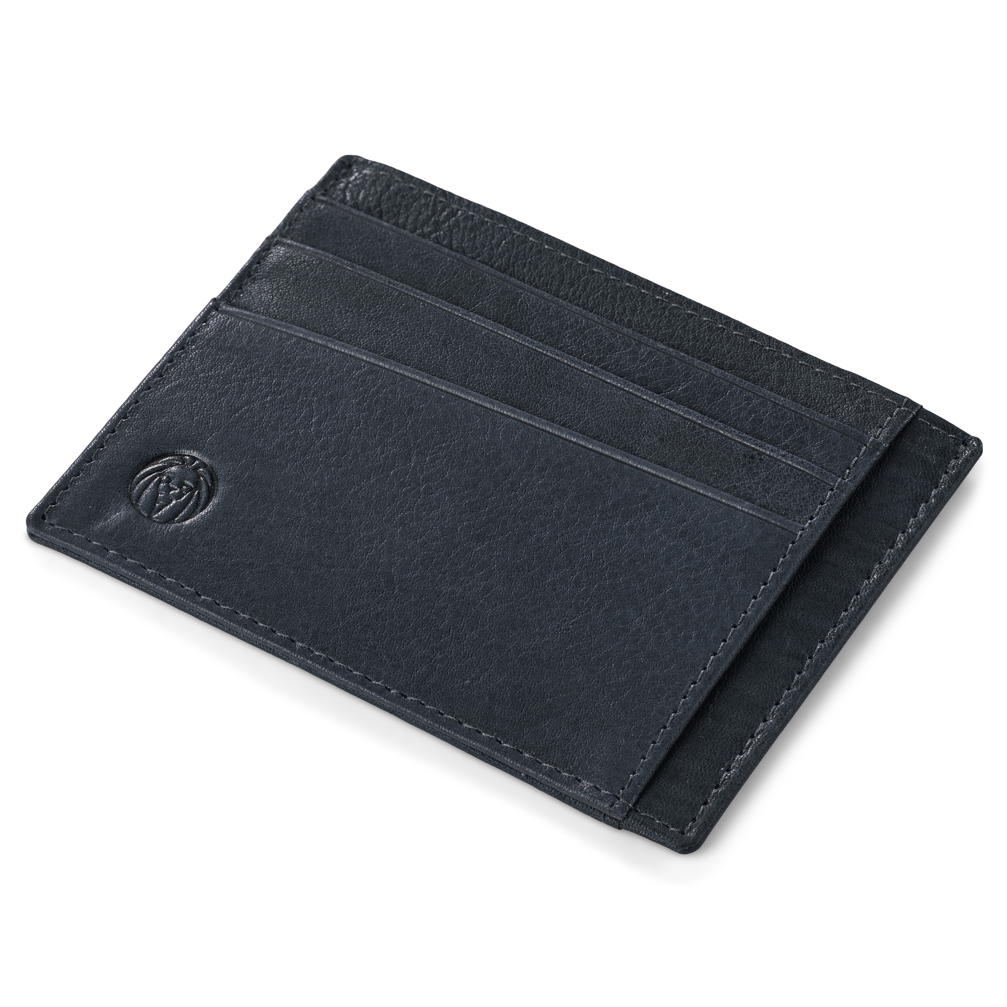 Montreal | Mini Navy Blue RFID Leather Card Holder - 2