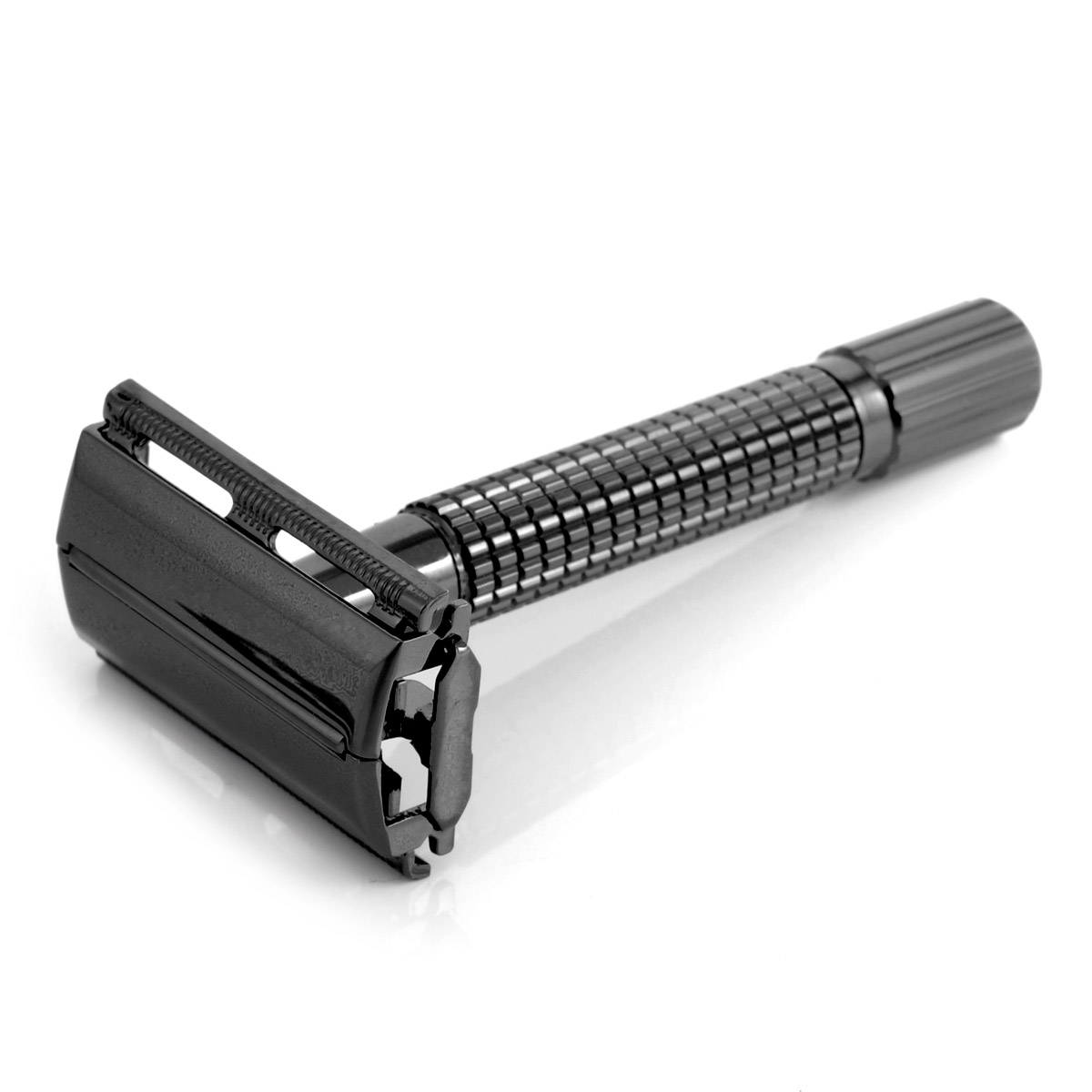 Black Starter Synthetic Brush Shaving set - 6