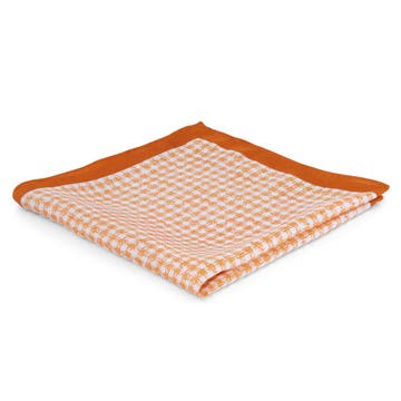 Oranje & Witte Gingham Pochet Oranje & Witte Gingham Pochet
