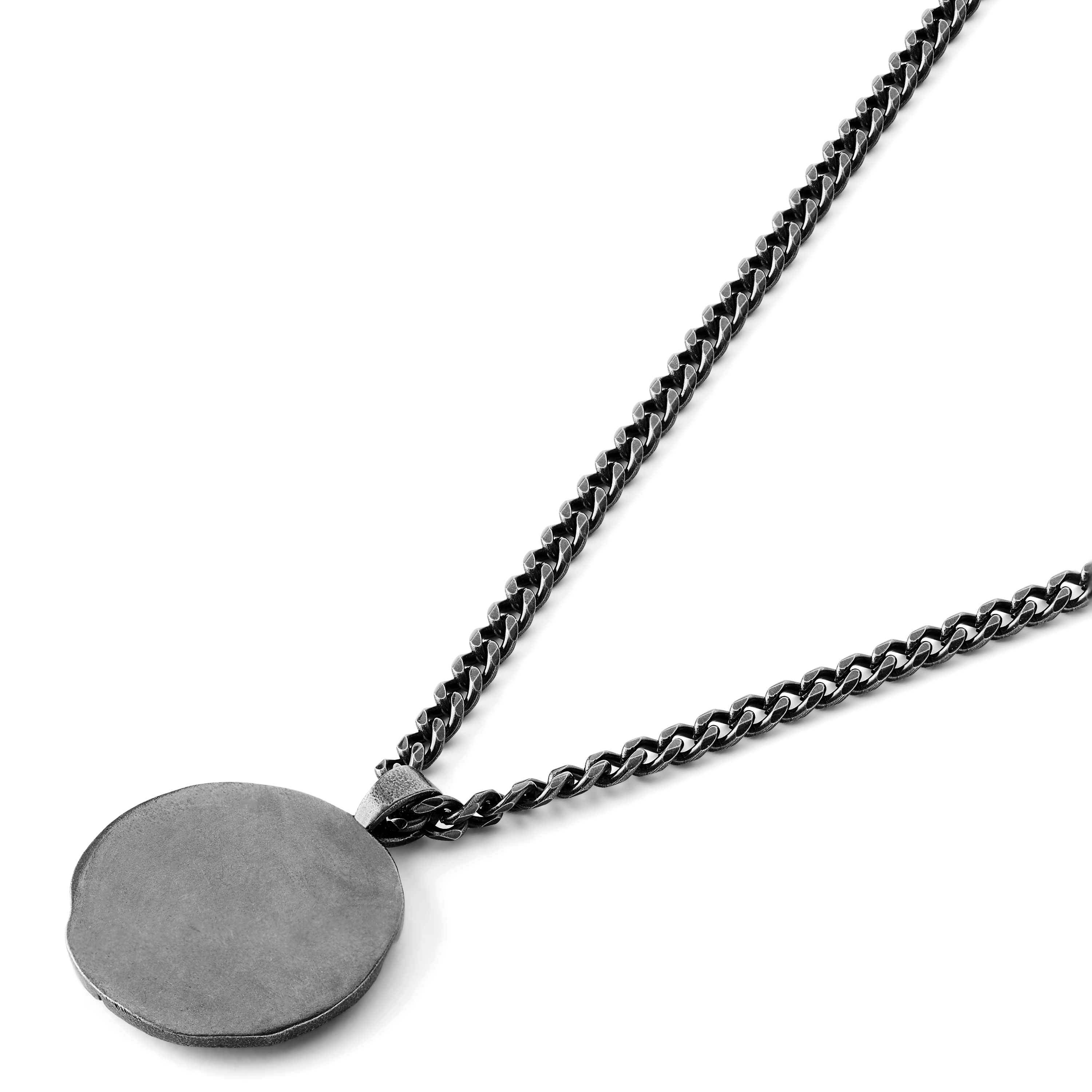 Astro | Silver-Tone Stainless Steel Leo Zodiac Sign Necklace - 3