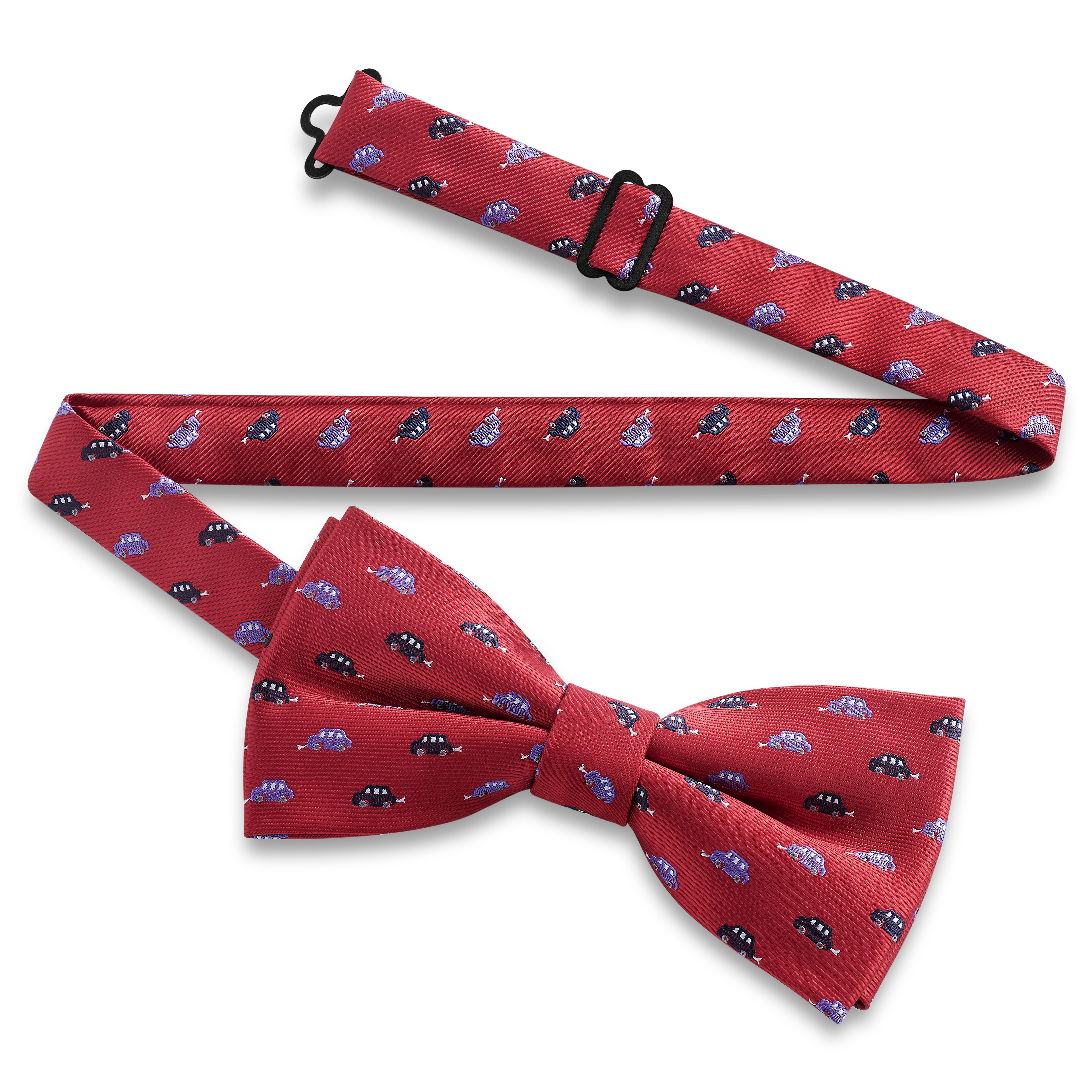 Motos | Ferdigknyttet Rød Sløyfe med liten bil - 2