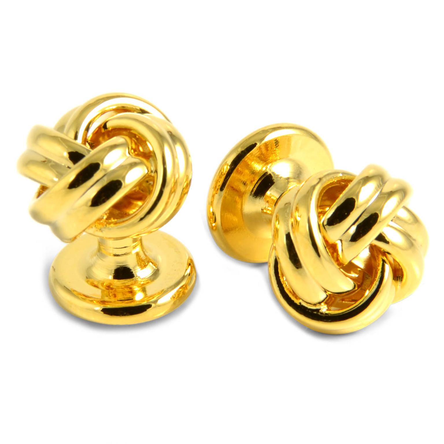 Gold-Tone Double Twisted Cufflinks Gold-Tone Double Twisted Cufflinks