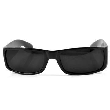 Black Classic Biker Sunglasses