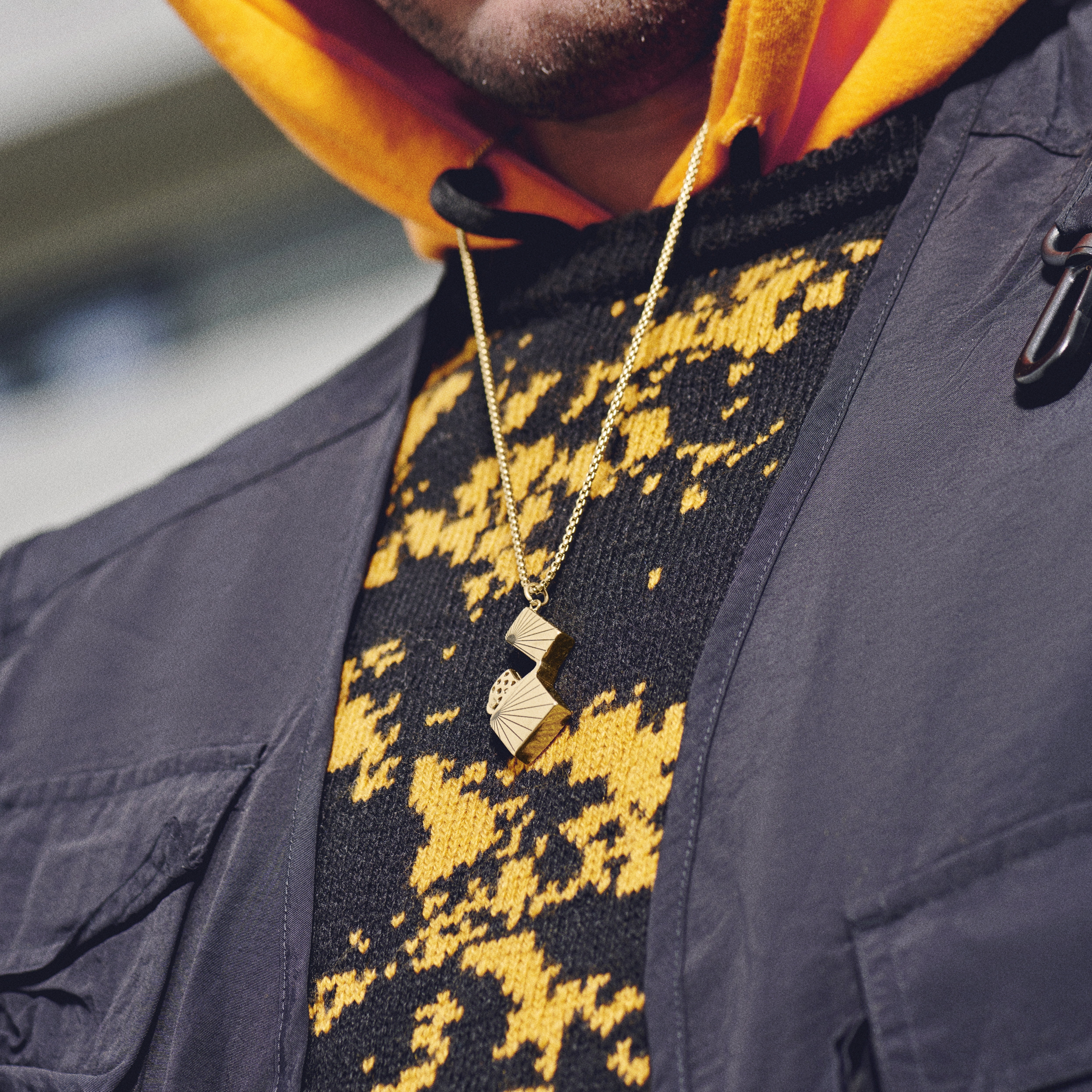 Egan | Gold-tone Lighter Necklace - 2