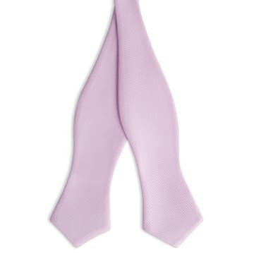 Šviesiai violetinė savisurišama grosgrain deimanto formos bow tie Šviesiai violetinė savisurišama grosgrain deimanto formos bow tie