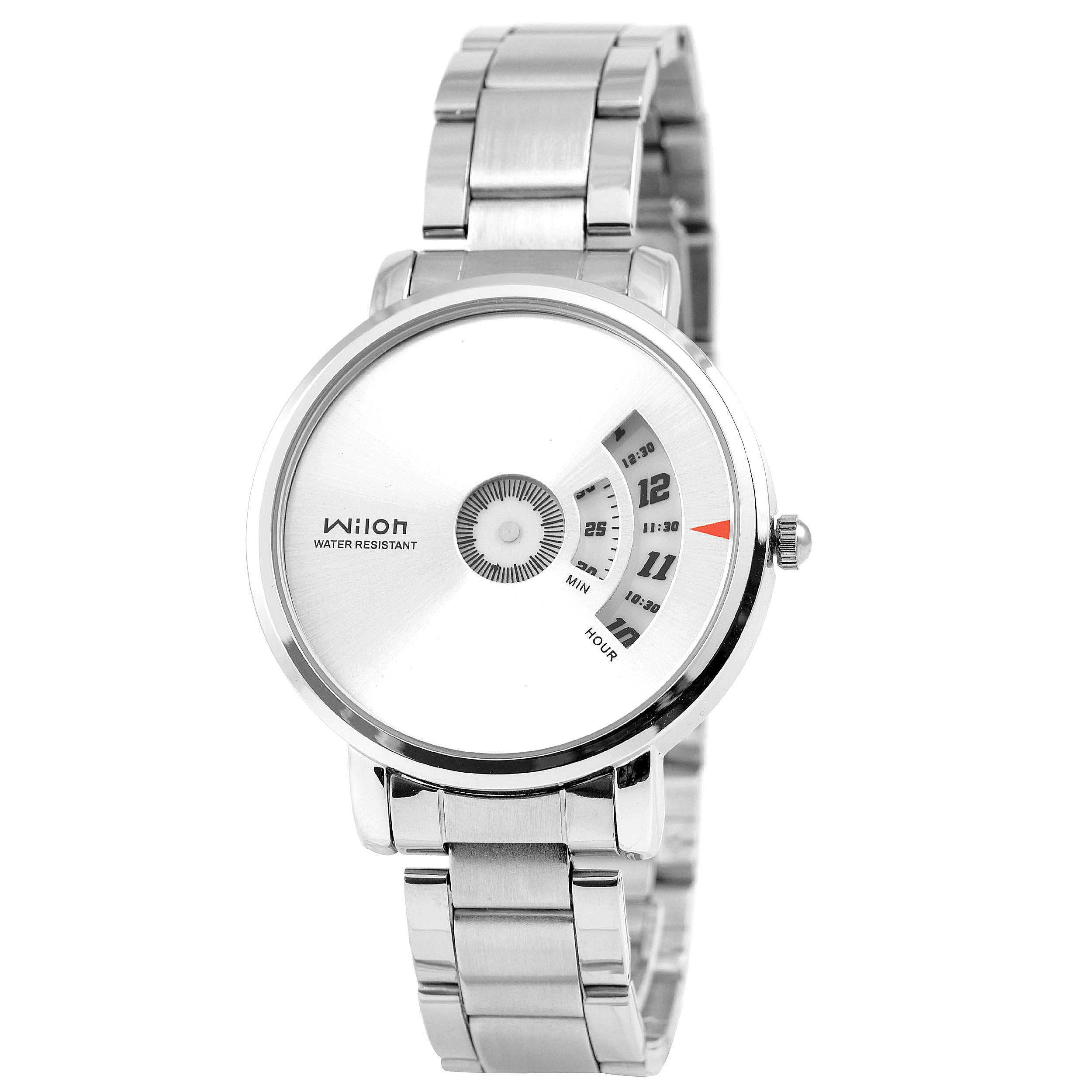 Silver Circle Watch - 1