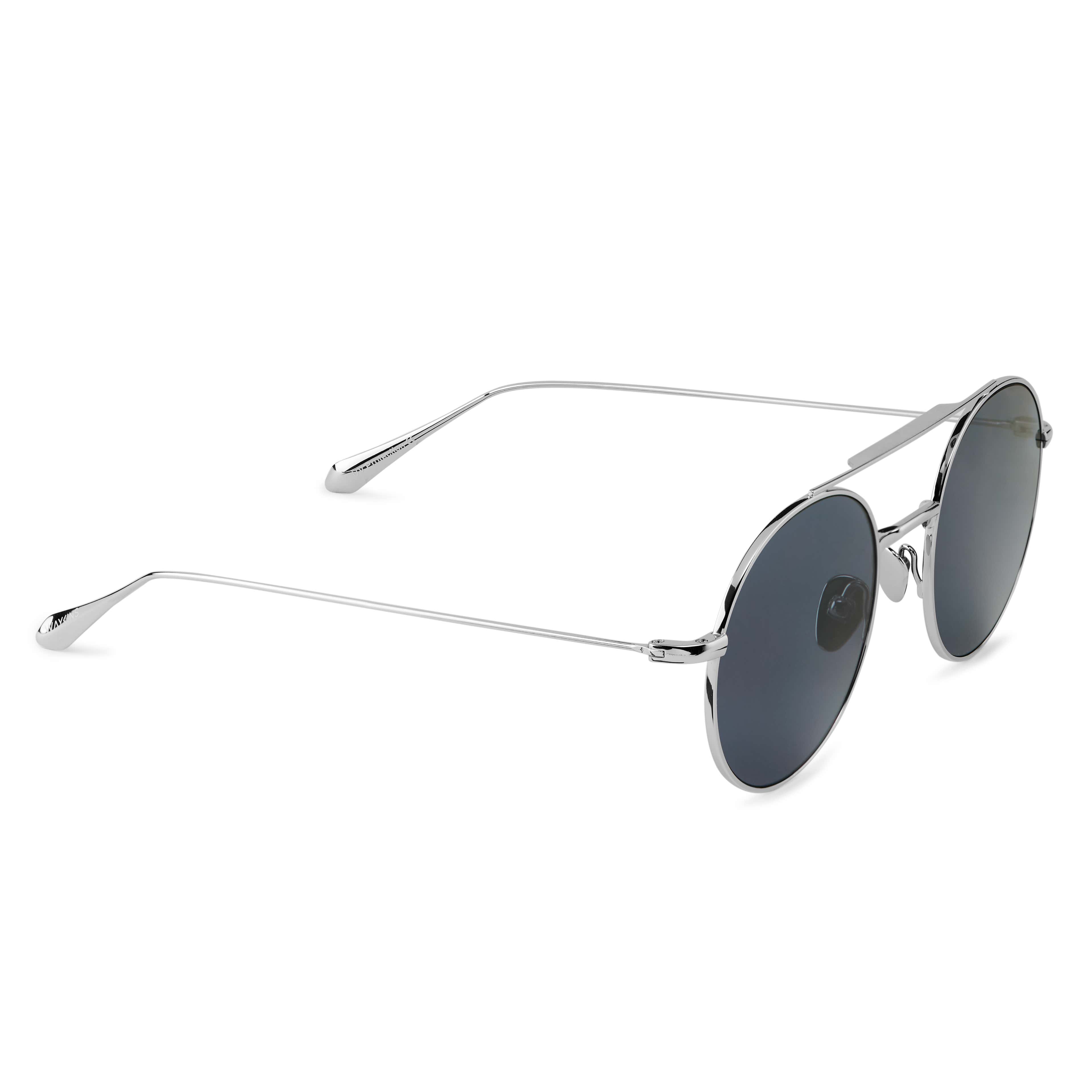 Ward Thea Silver-Tone & Grey Sunglasses - 3 - gallery