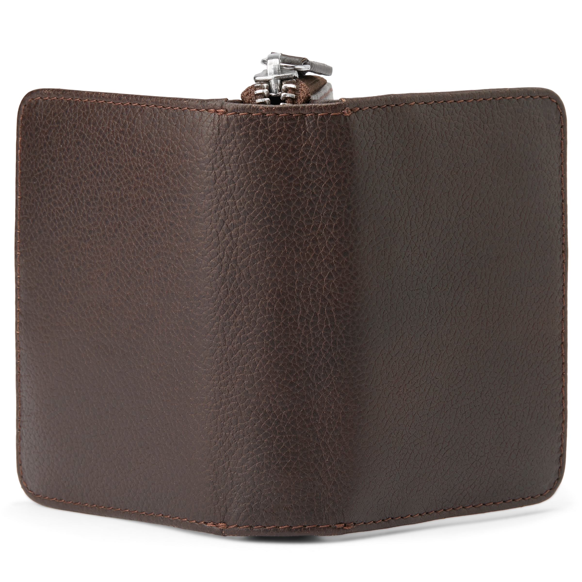 Carteira RFID em Pele Castanha Escura Lorn  - 3