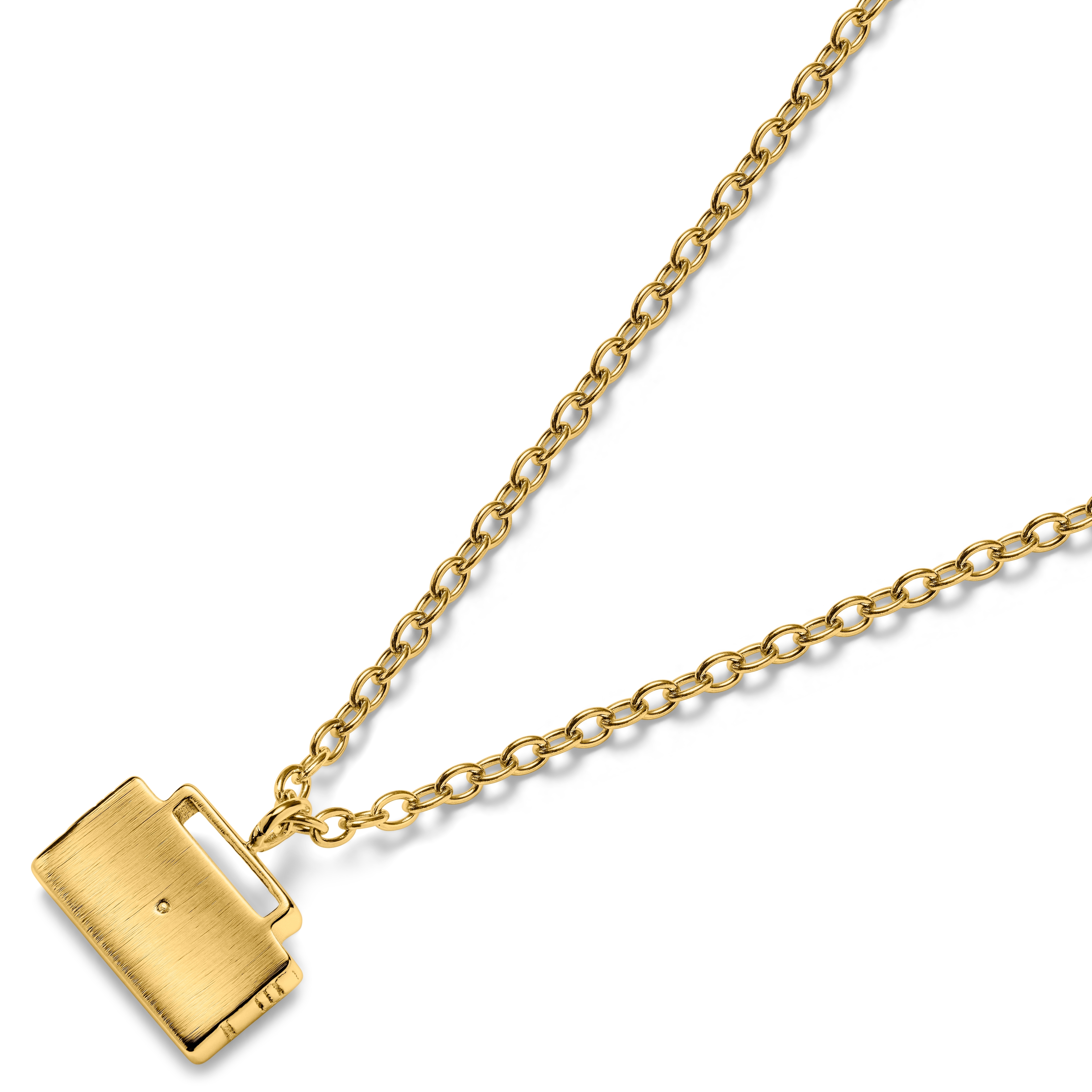 „Jaygee“ | auksinės spalvos radijo formos kaklo papuošalas - 4