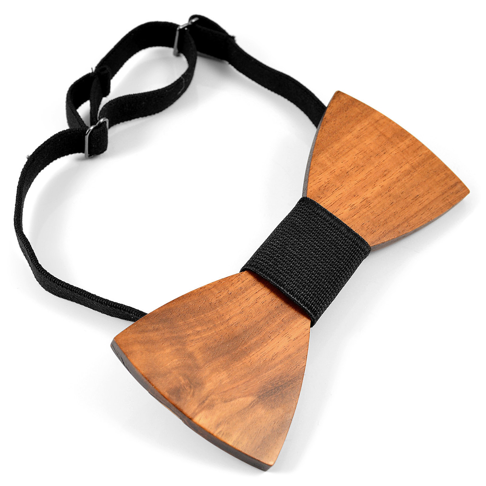 Donkere Houten Vlinderdas - 3