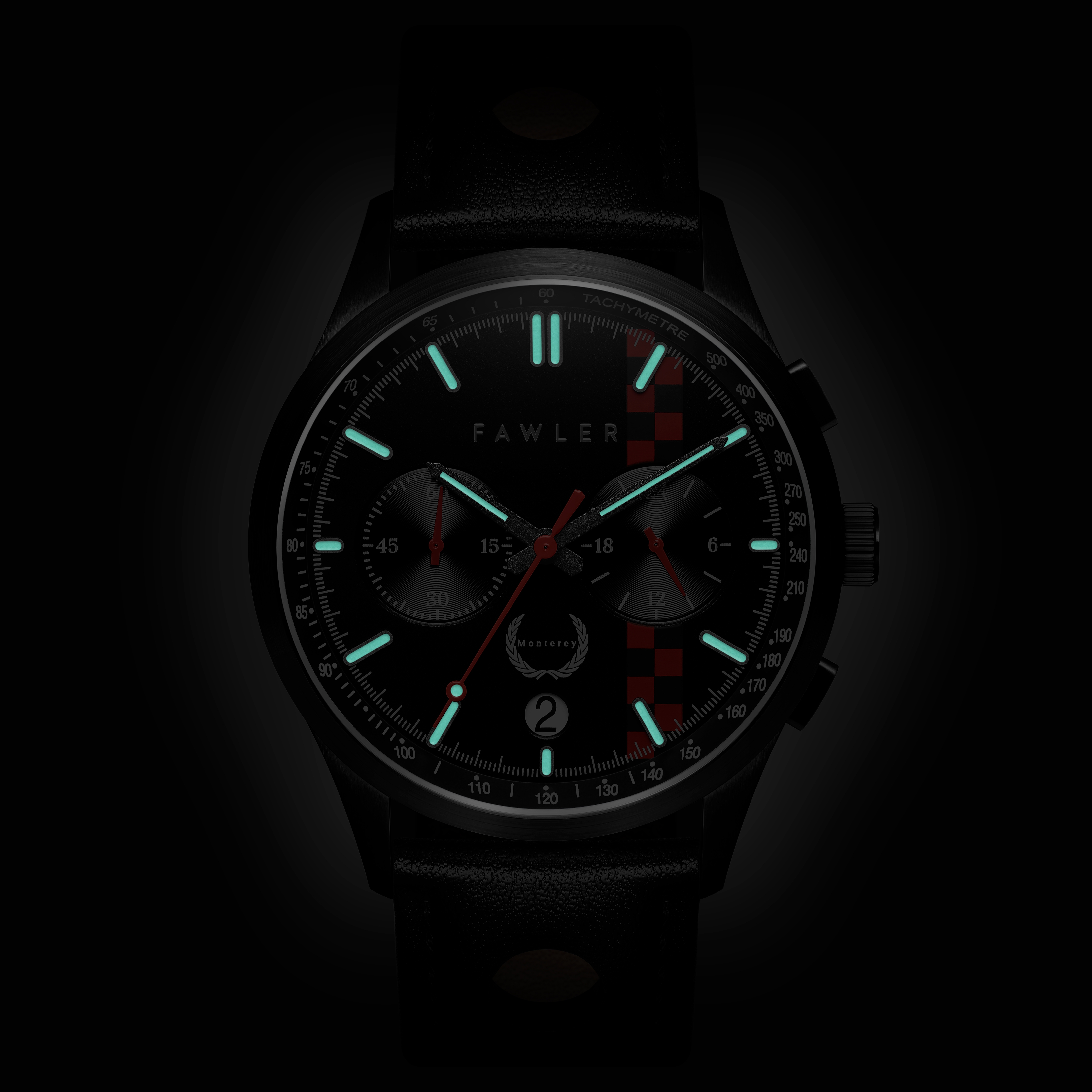 Monterey | Limited Edition Black Racing Watch - 8