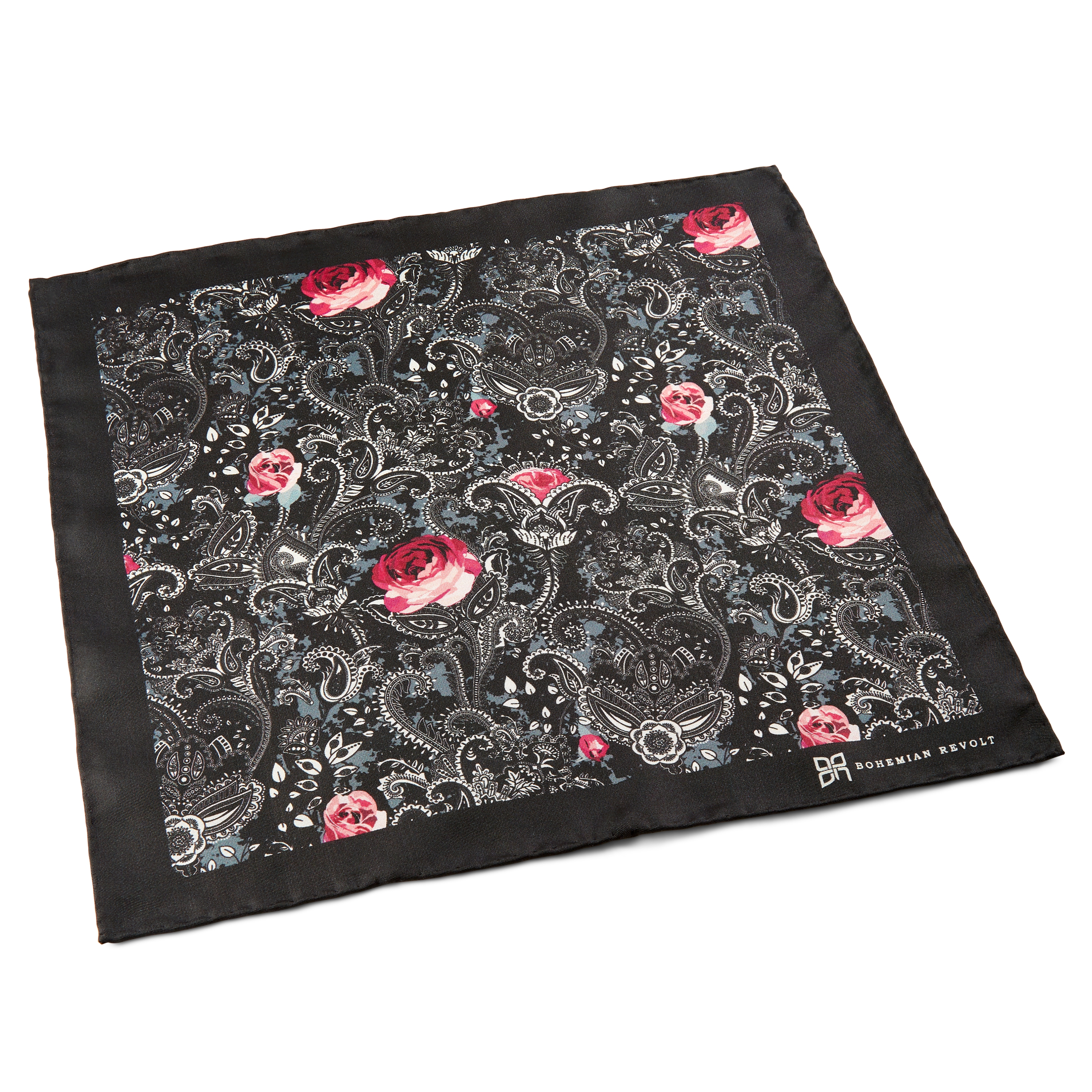 Brook Boho Seiden Einstecktuch - 2