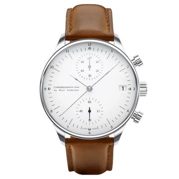 1844 Chronograph | Kirurgisk Stål & Hvid 1844 Chronograph | Kirurgisk Stål & Hvid