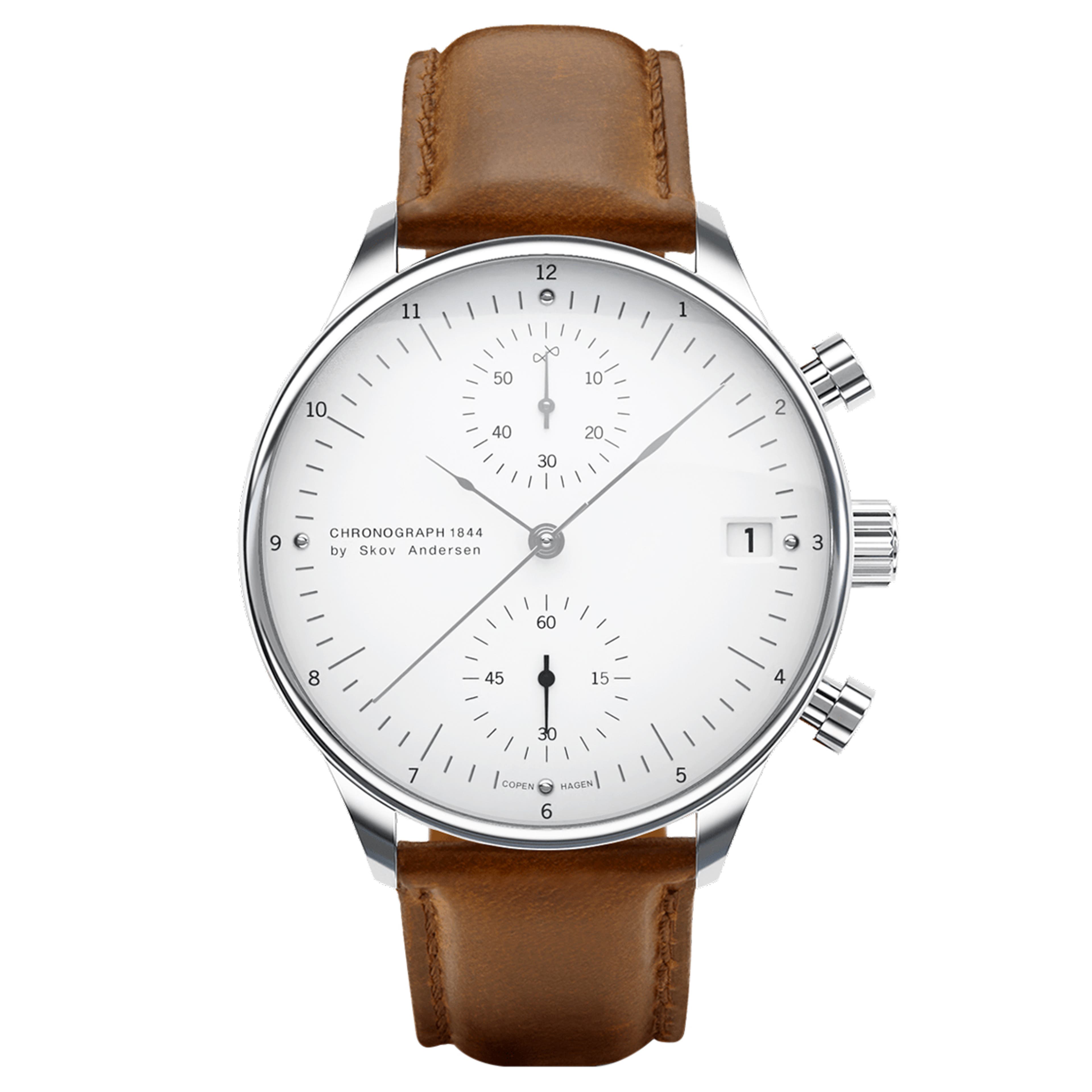 1844 Chronograph | Acier chirurgical & Blanc 1844 Chronograph | Acier chirurgical & Blanc
