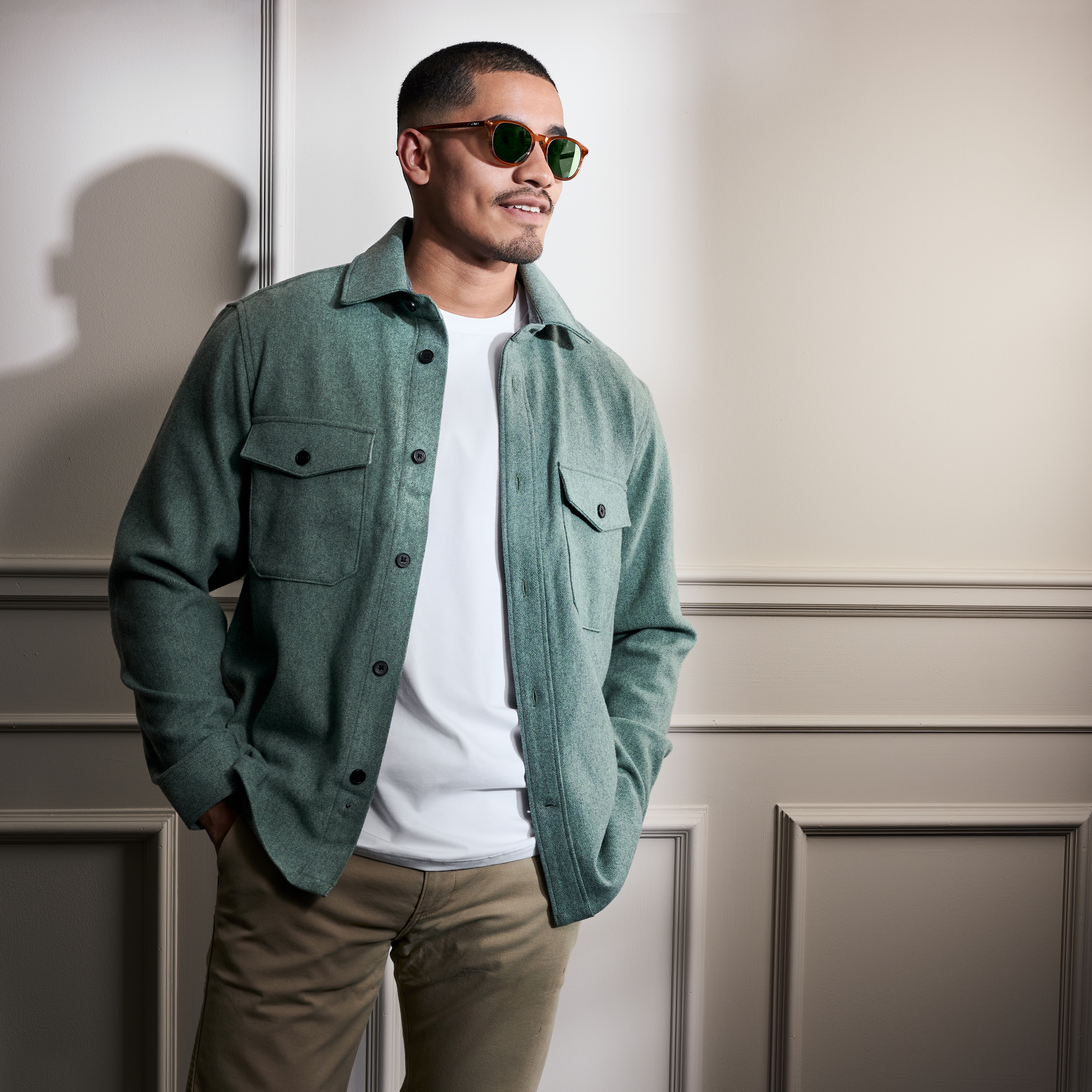 Óculos de Sol Polarizados Warrick Thea marrom e verde - 3