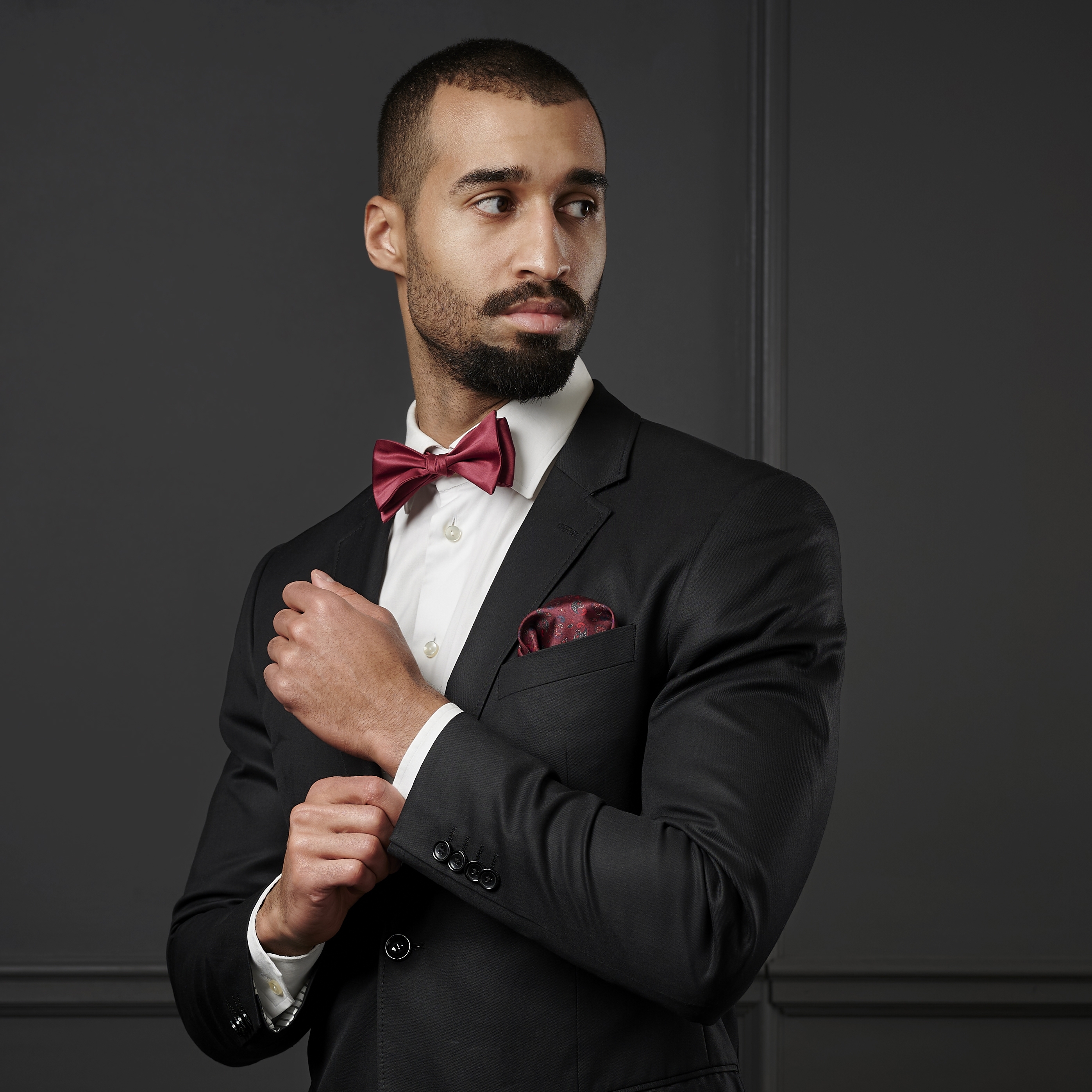 Копринена кърпичка за сако Bob - 6