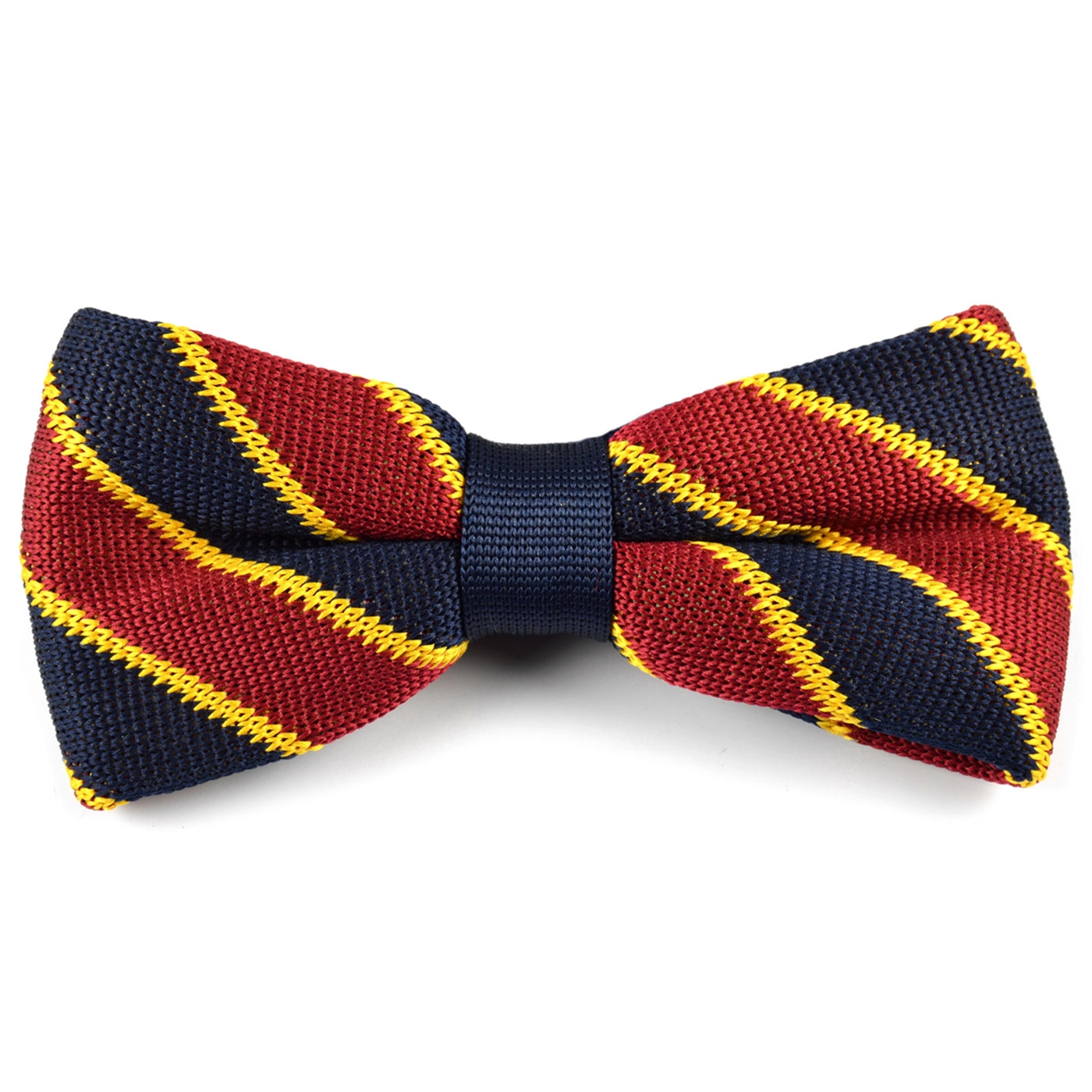 Blå/Rød Strikket Butterfly - 1