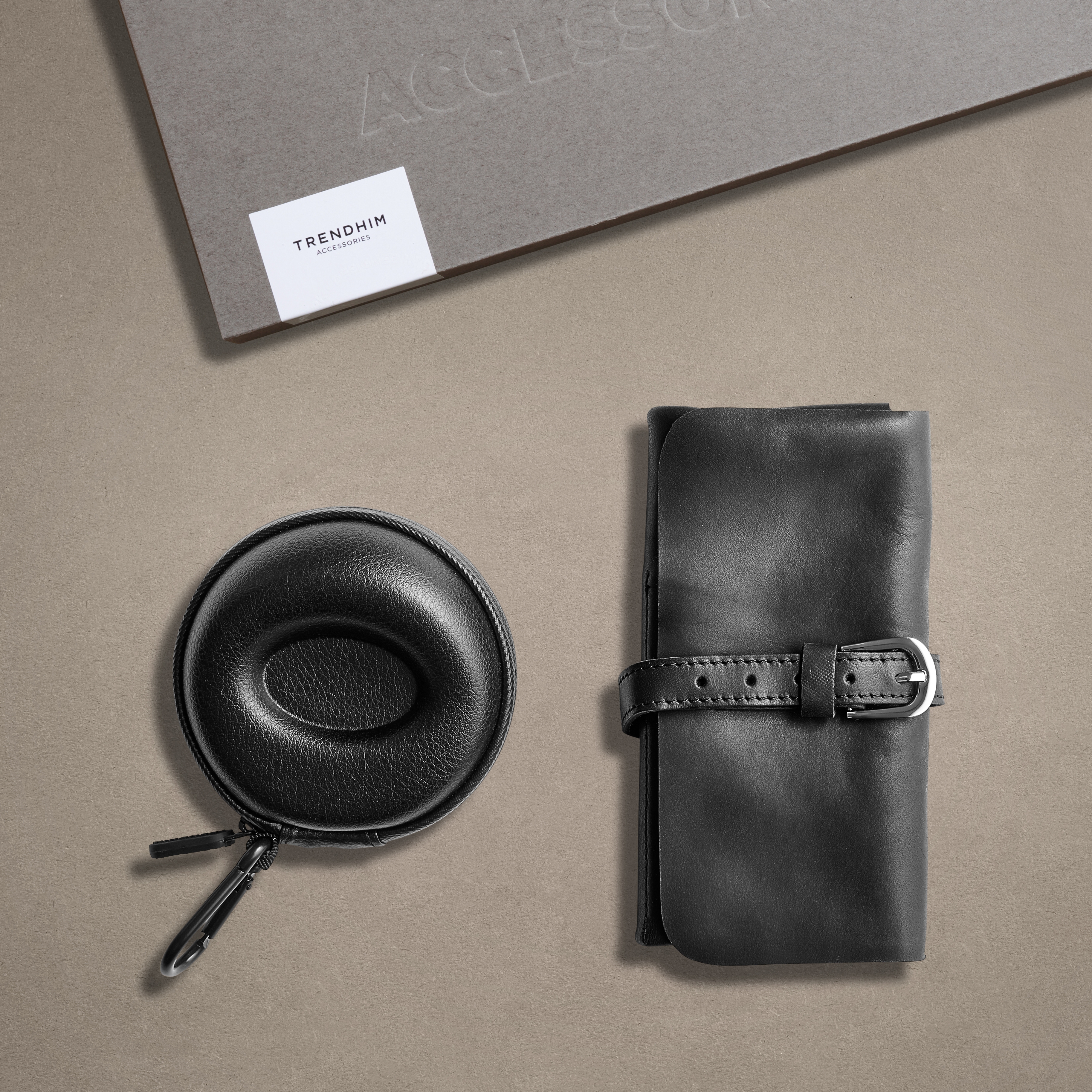 Travel Organiser Gift Box | Black Leather - 2