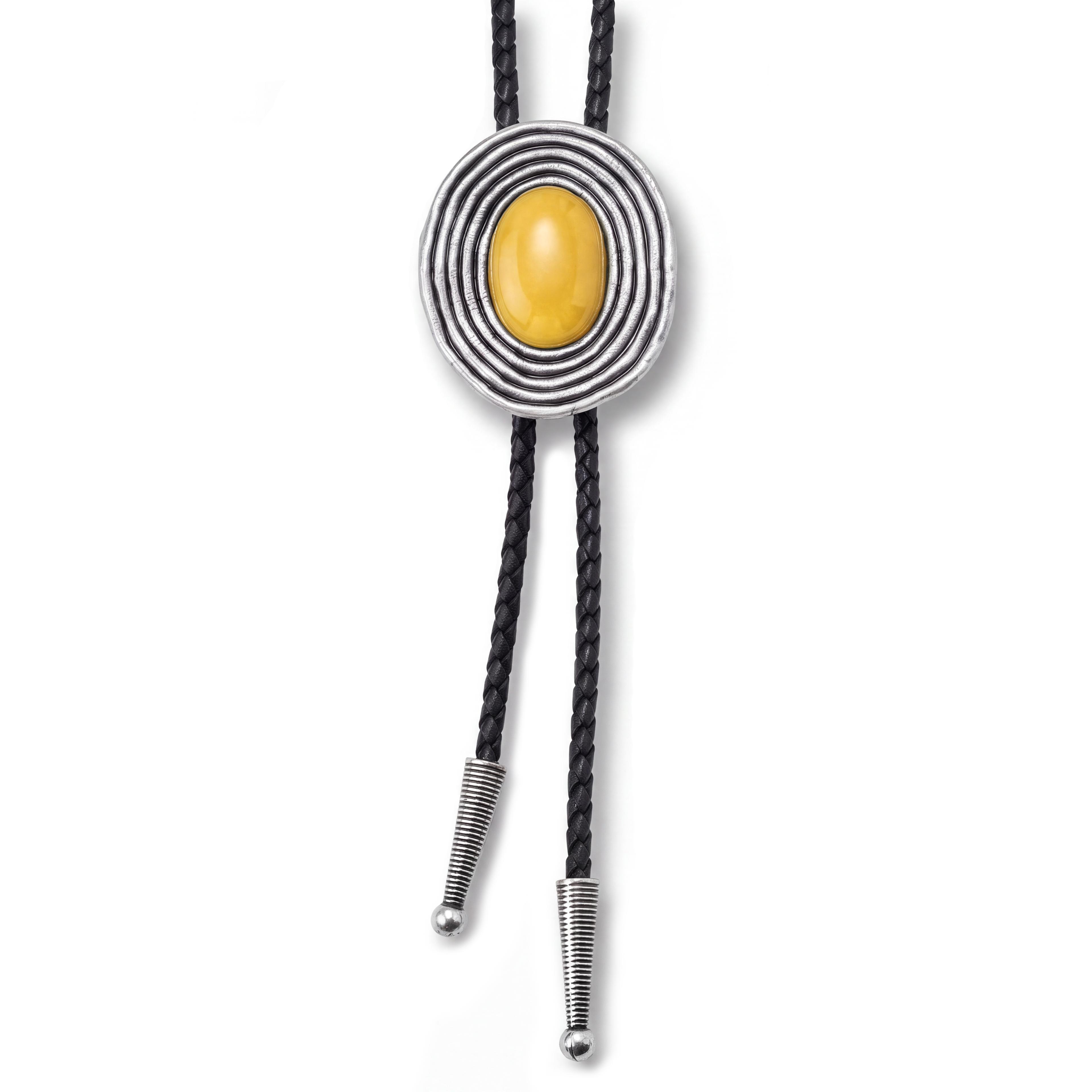 The Intro | Yellow Natural Stone Western Bolo Tie The Intro | Yellow Natural Stone Western Bolo Tie