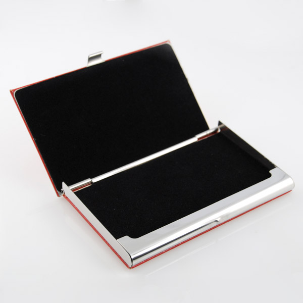 Rød Læder Kreditkortholder - 2