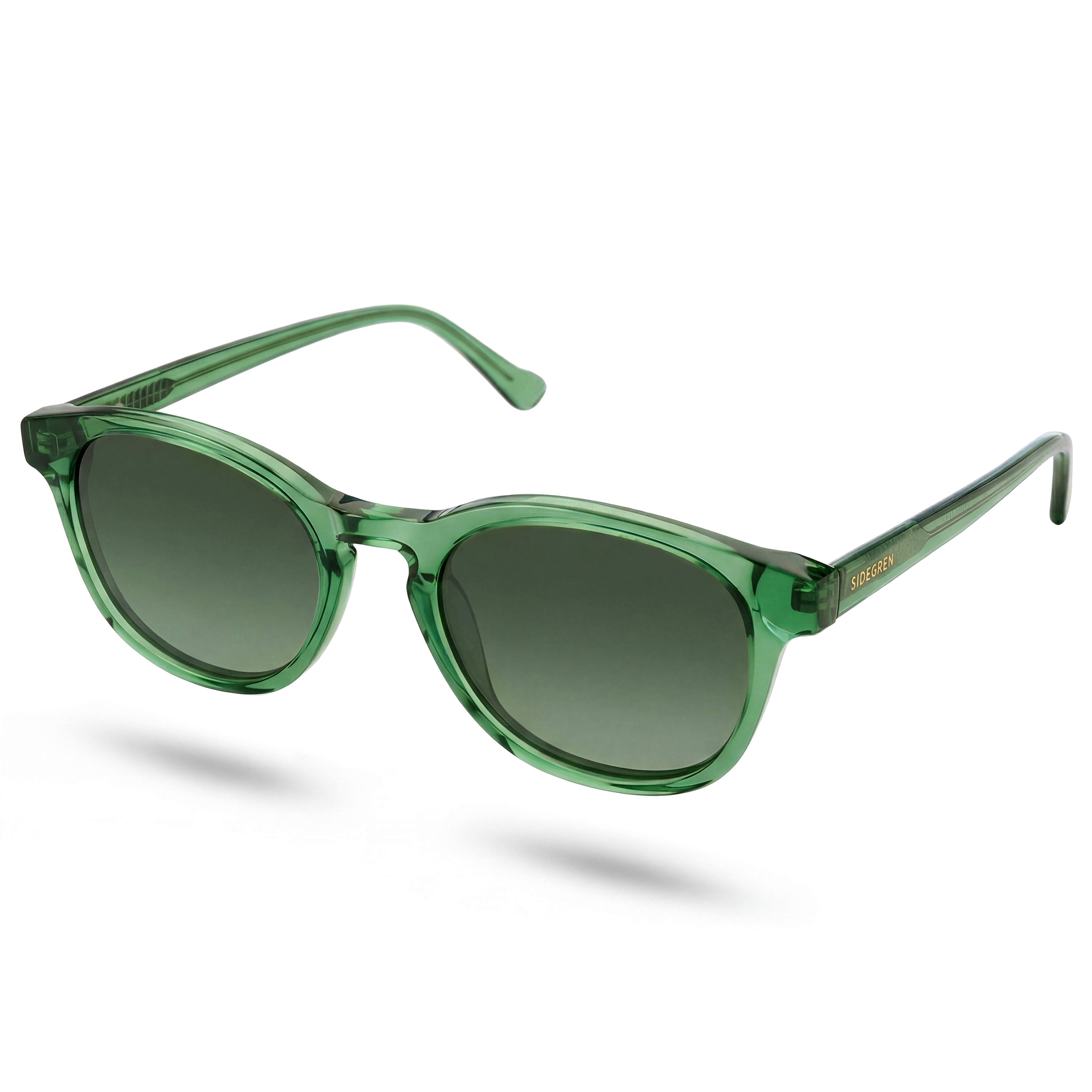 Classic | Green Panto Sunglasses - 2