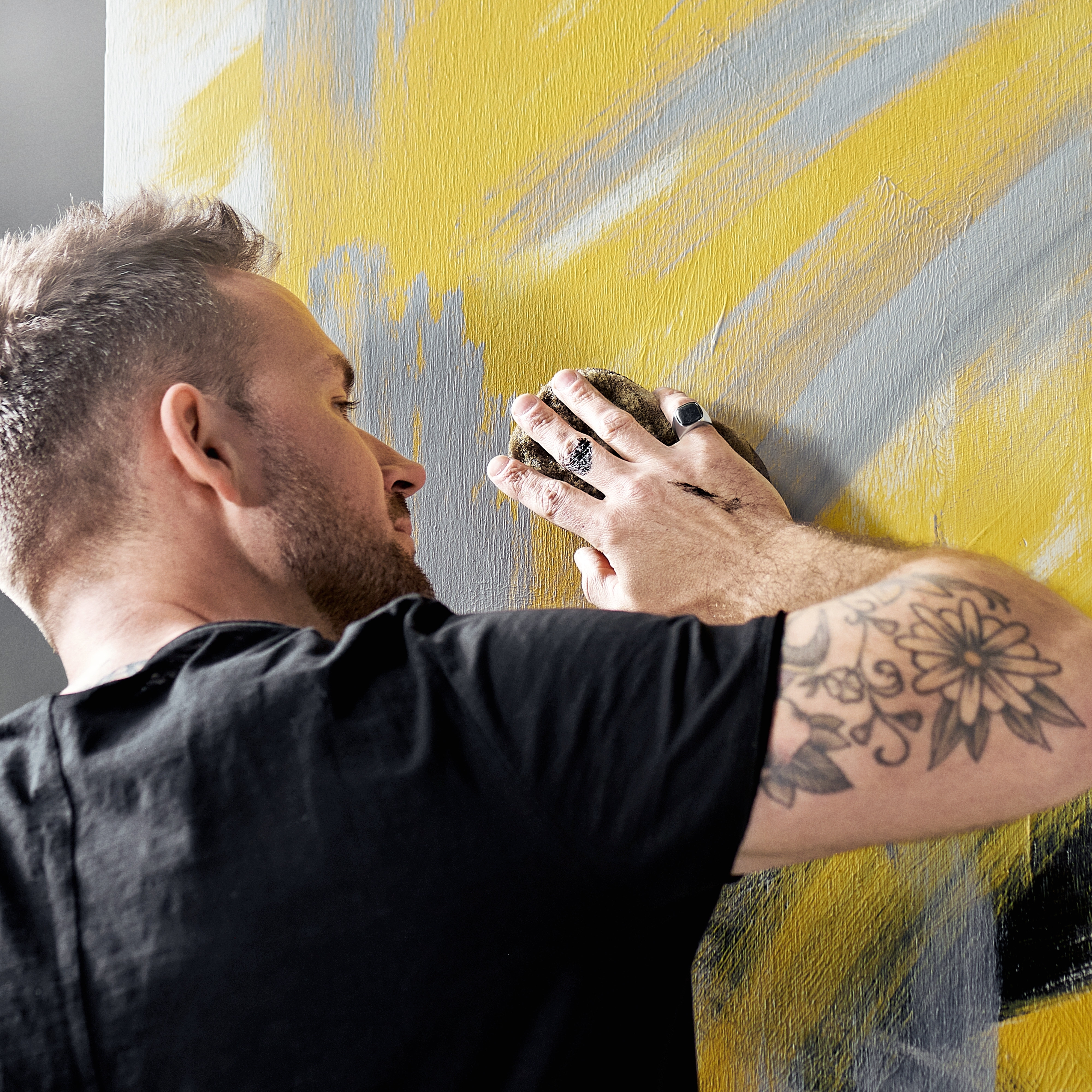 Aras | Silver-tone Stainless Steel Moss Agate Pinky Signet Ring - 5