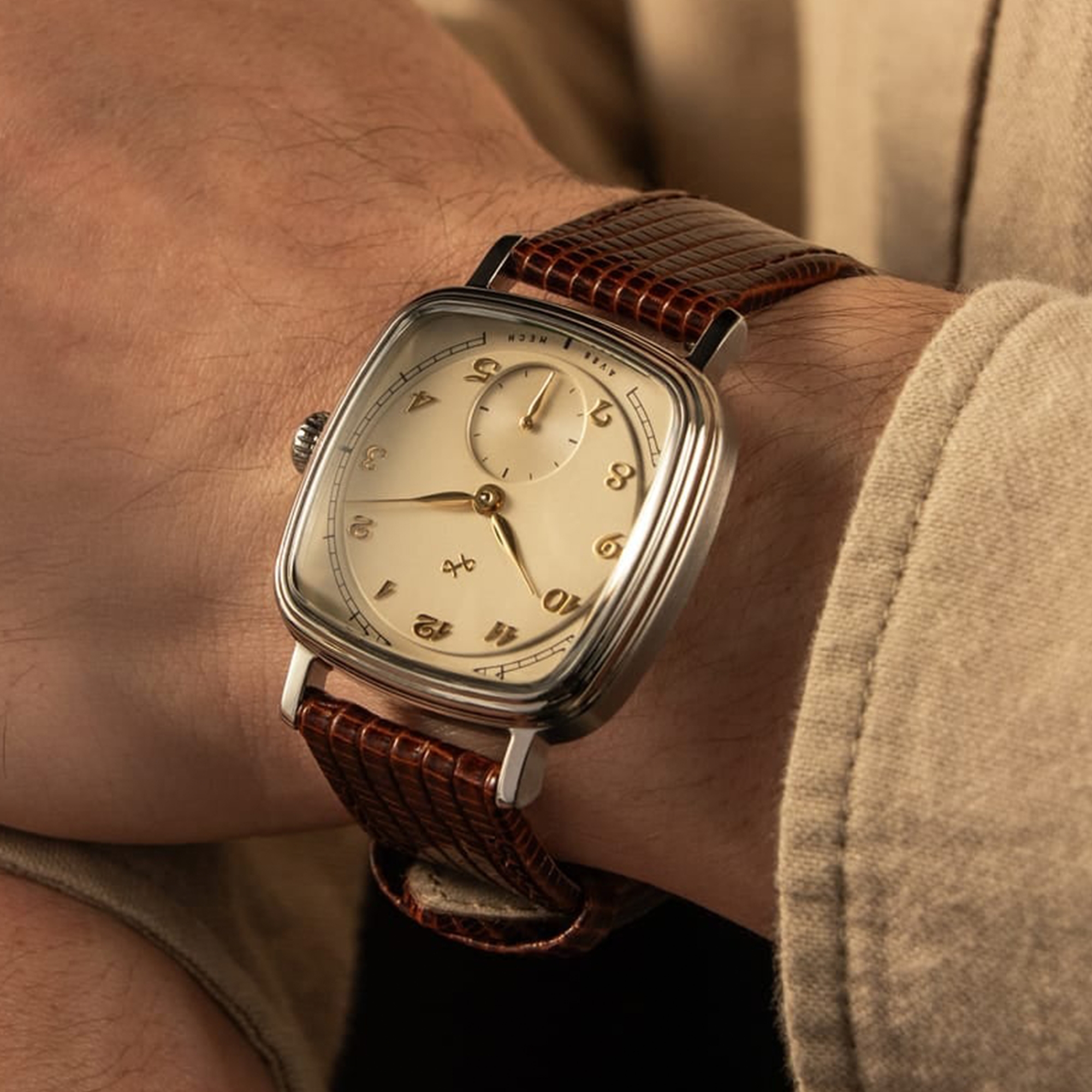 AV86 | 1954 Amalfi Mechanical Watch Steel & Off-white - 6