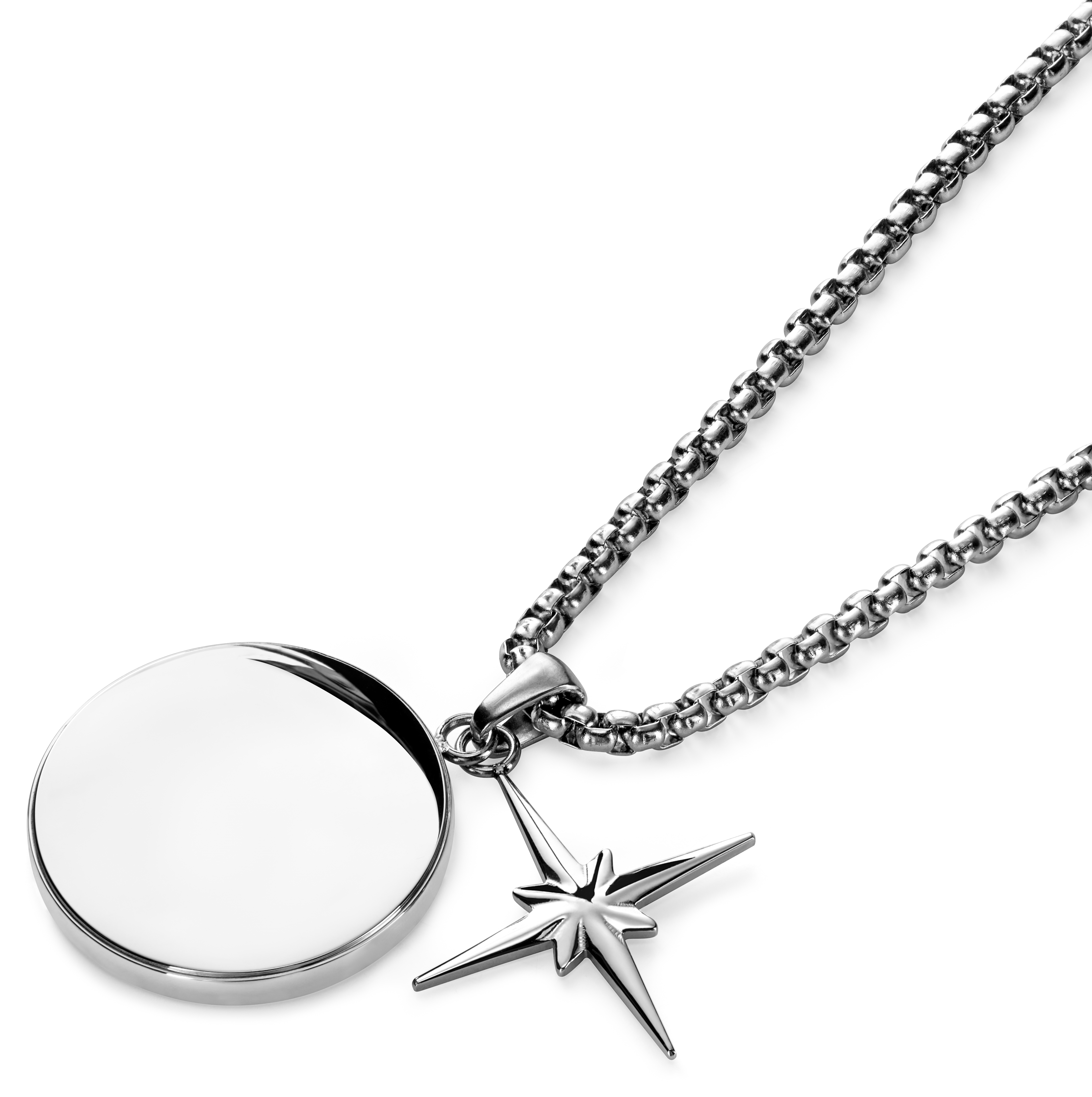 Atlas | Collar con colgantes de estrella del norte y nácar de edición limitada - 7