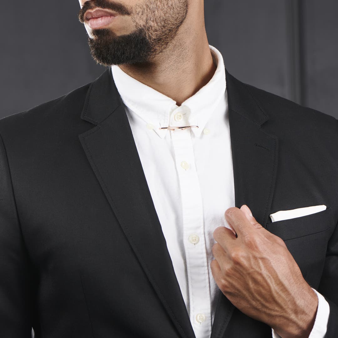 Fermacolletto in oro rosa Disponibile! Warren Asher