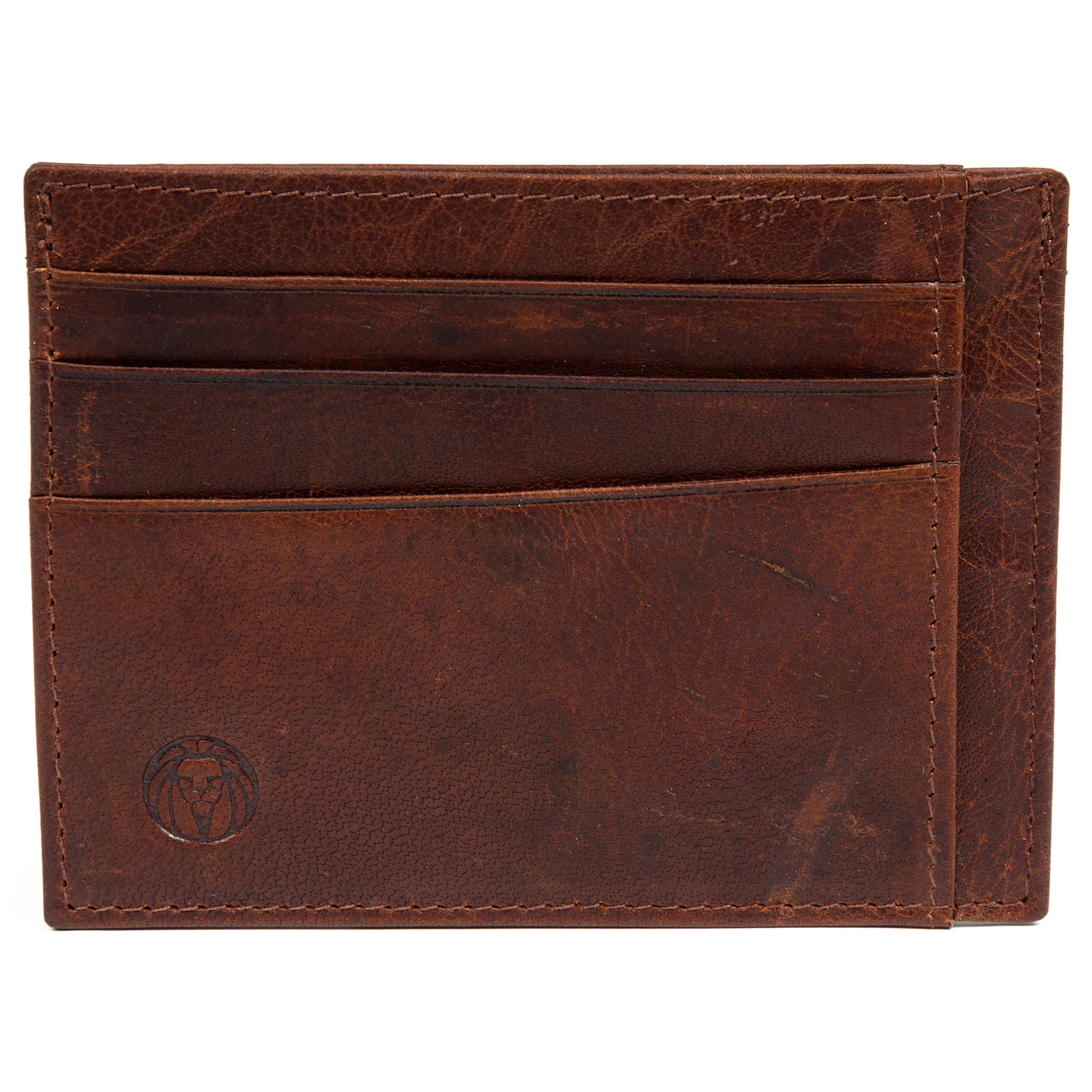 Montreal Tan RFID Leather Card Holder