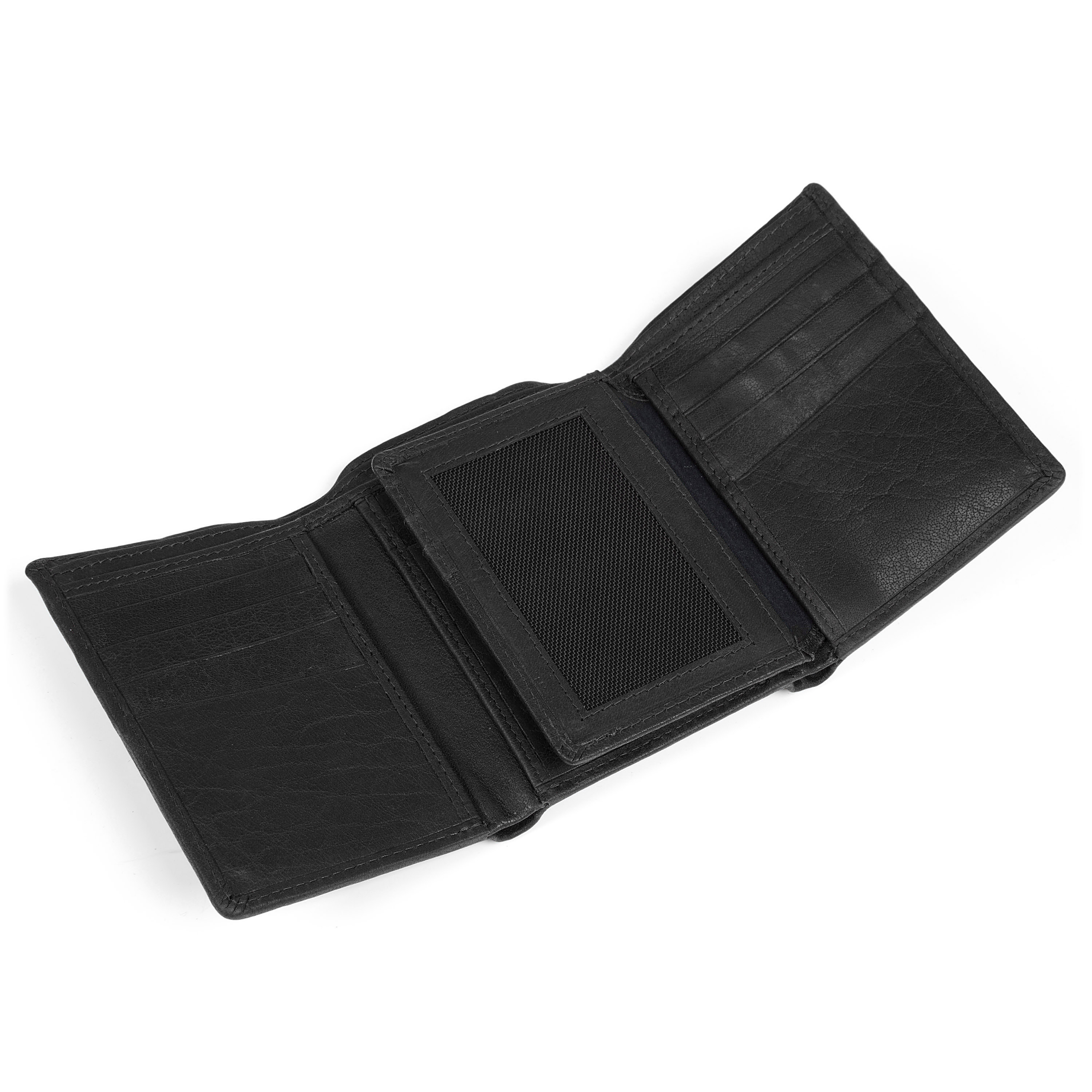 Portafoglio Montreal in pelle nera con schermatura RFID - 8