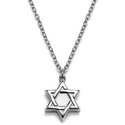 Unity | Silver-tone Stainless Steel Star of David Necklace