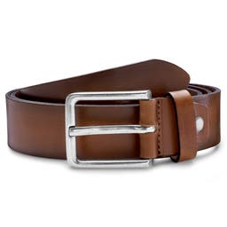 Vincio | Gradient Brown Full Grain Leather Belt