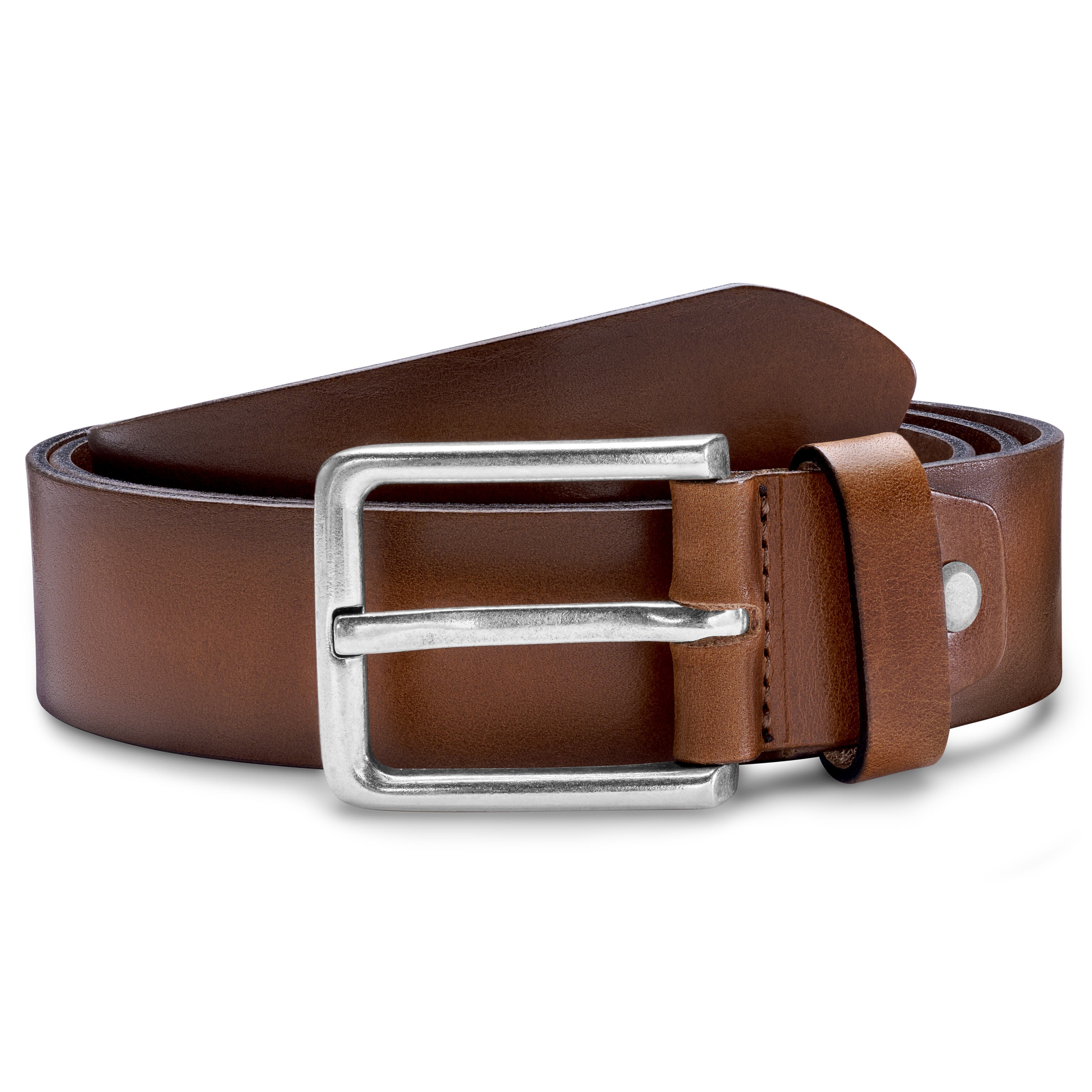 Vincio | Gradient Brown Full Grain Leather Belt