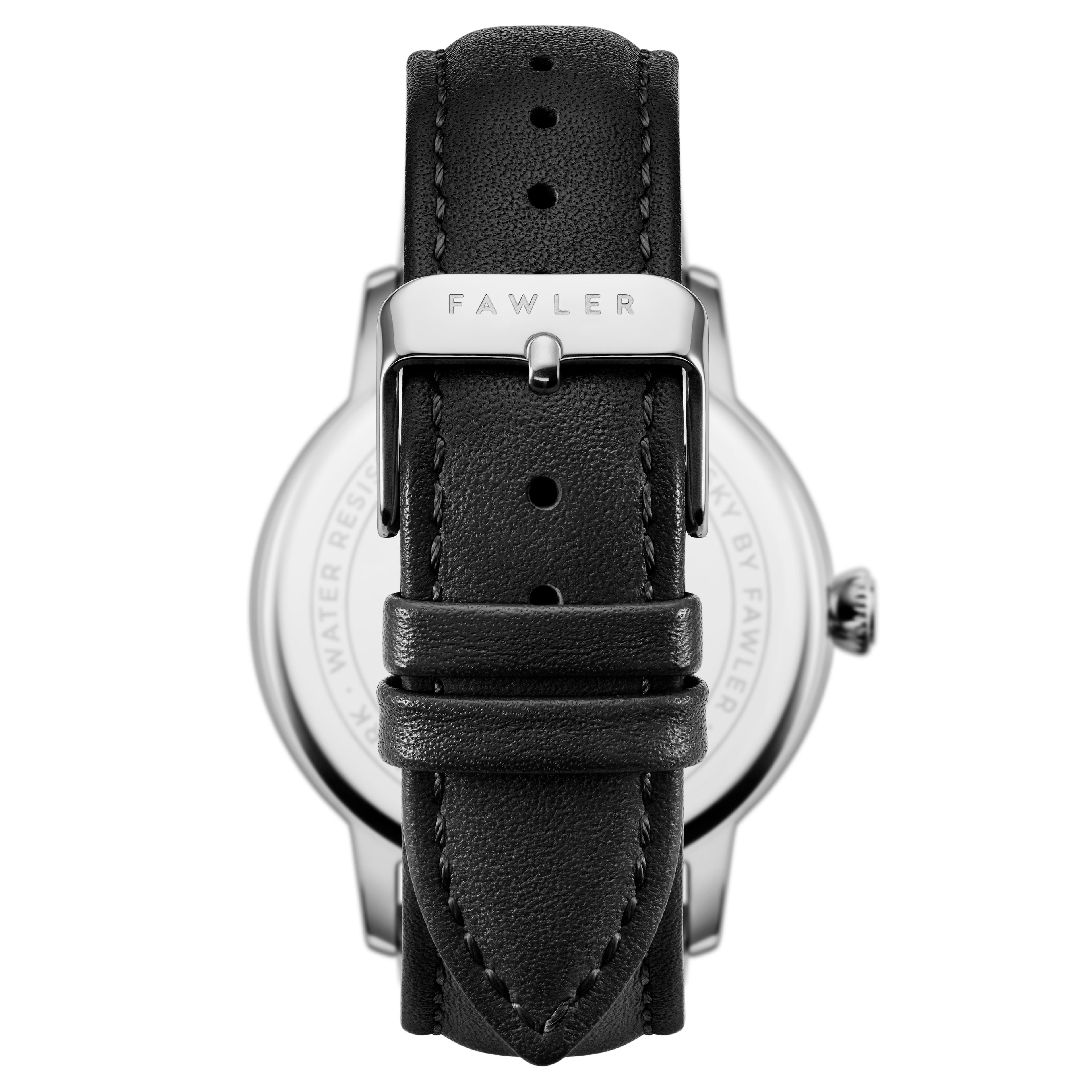 Orologio Cronografo Uomo Acciaio 316L Vetro Zaffiro - Cinturino Pelle Nylon
