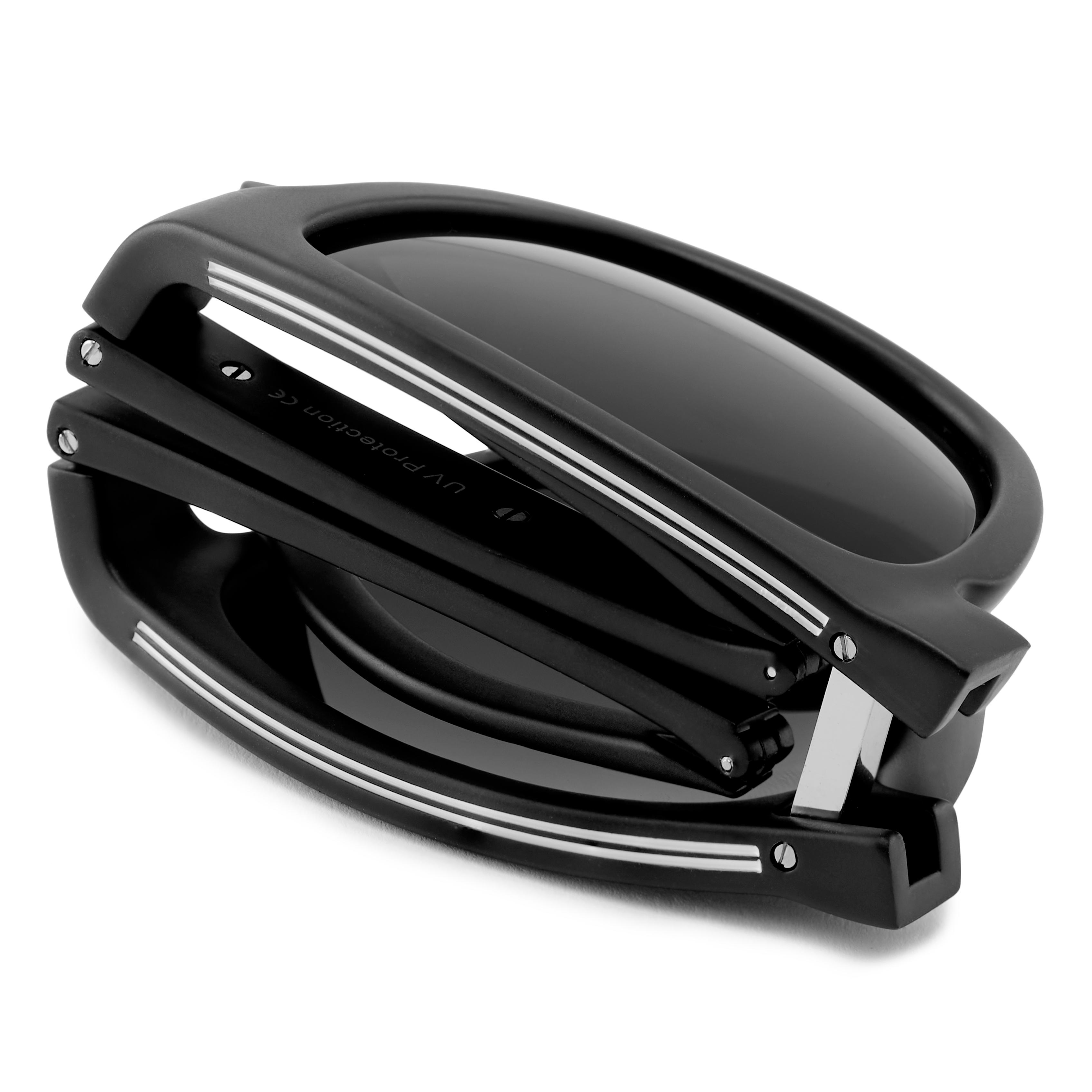 Polarisierte Sonnenbrille Klappbar Schwarz Winslow Thea  - 2