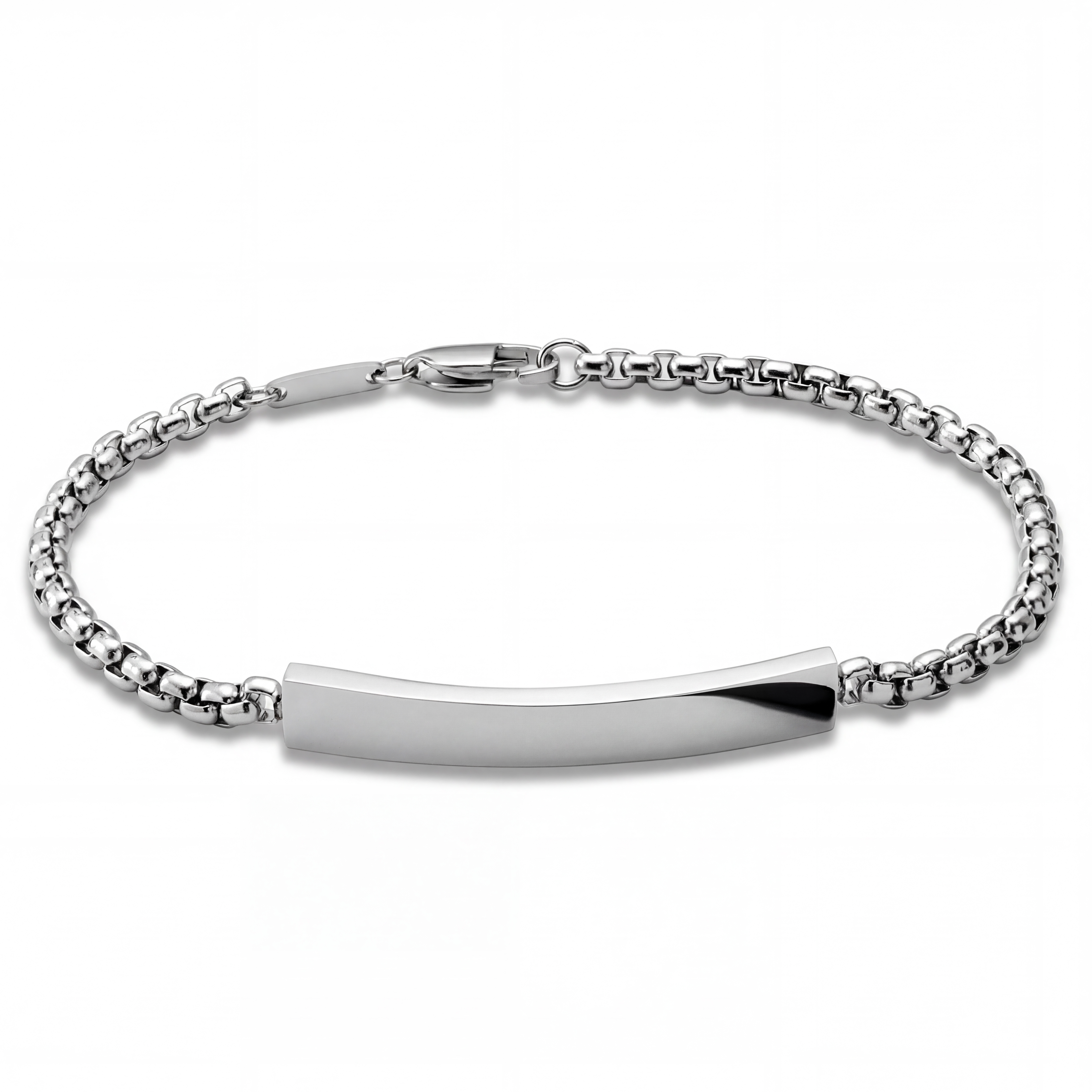 New Classics | Gourmette en acier inoxydable argenté - 6 mm