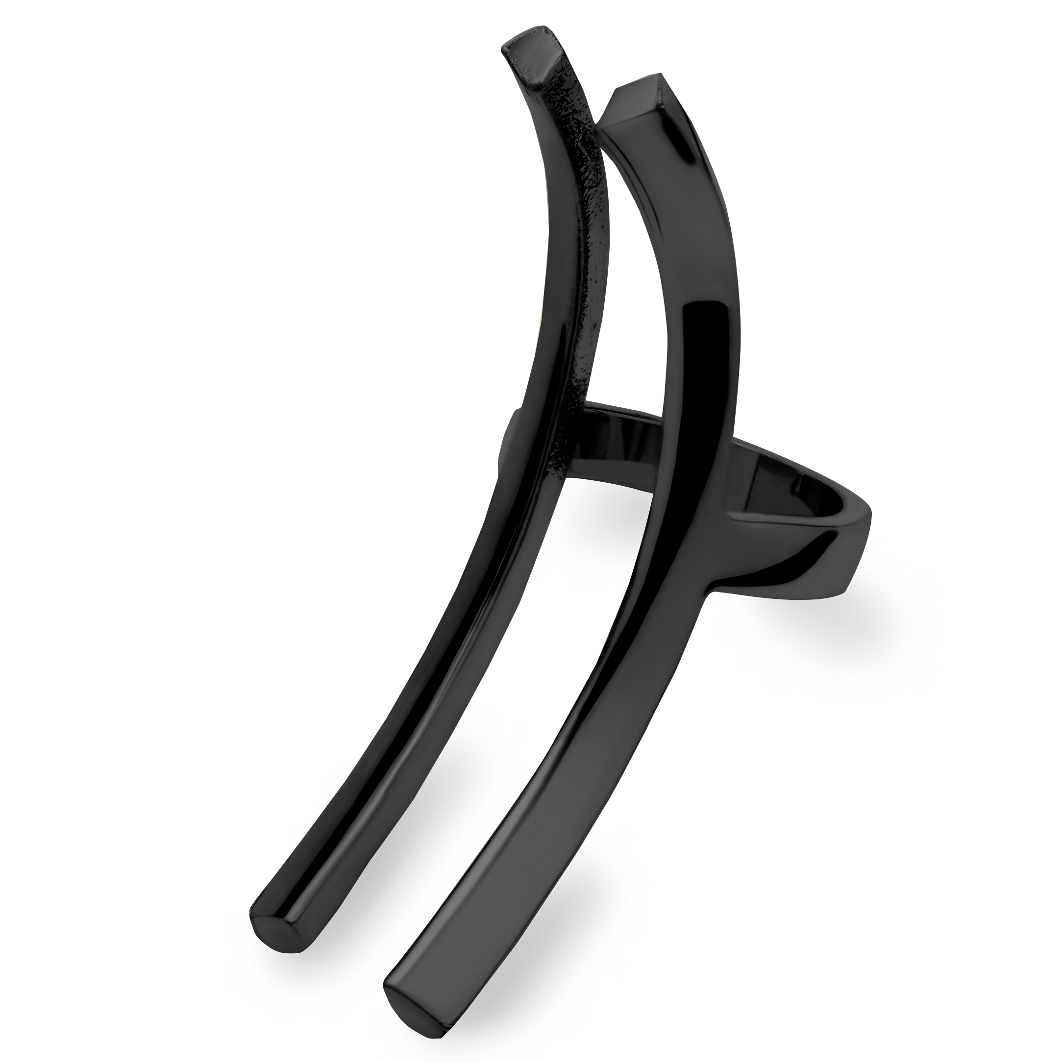 Helix | Schwarze Helix Ear Cuff (Ohrmanschette) - 3