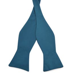 Petrol Blue Basic Self-Tie Bow Tie